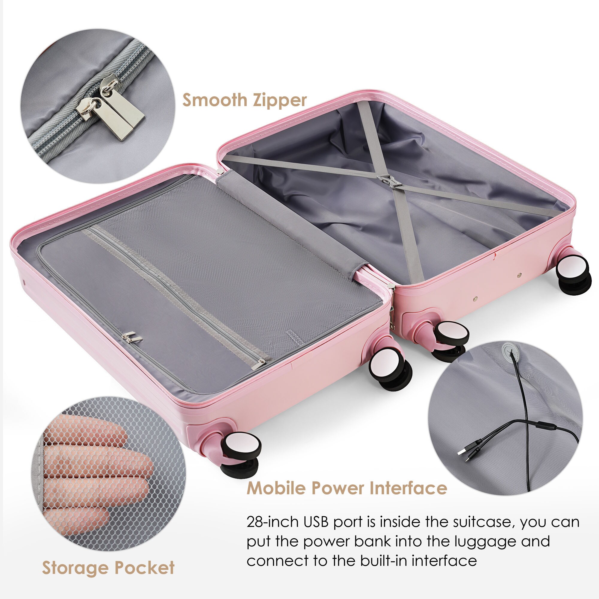 SINOFURN SYD9600010PK Luggage-And-Luggage-Sets - View #3