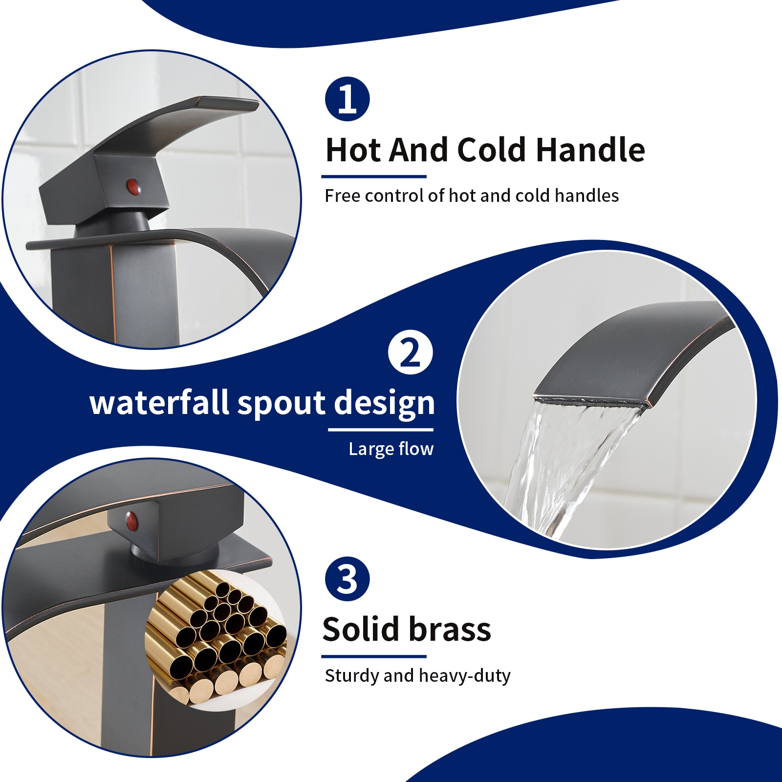 BWE A-96021-ORB Lavatory-Faucets - View #4