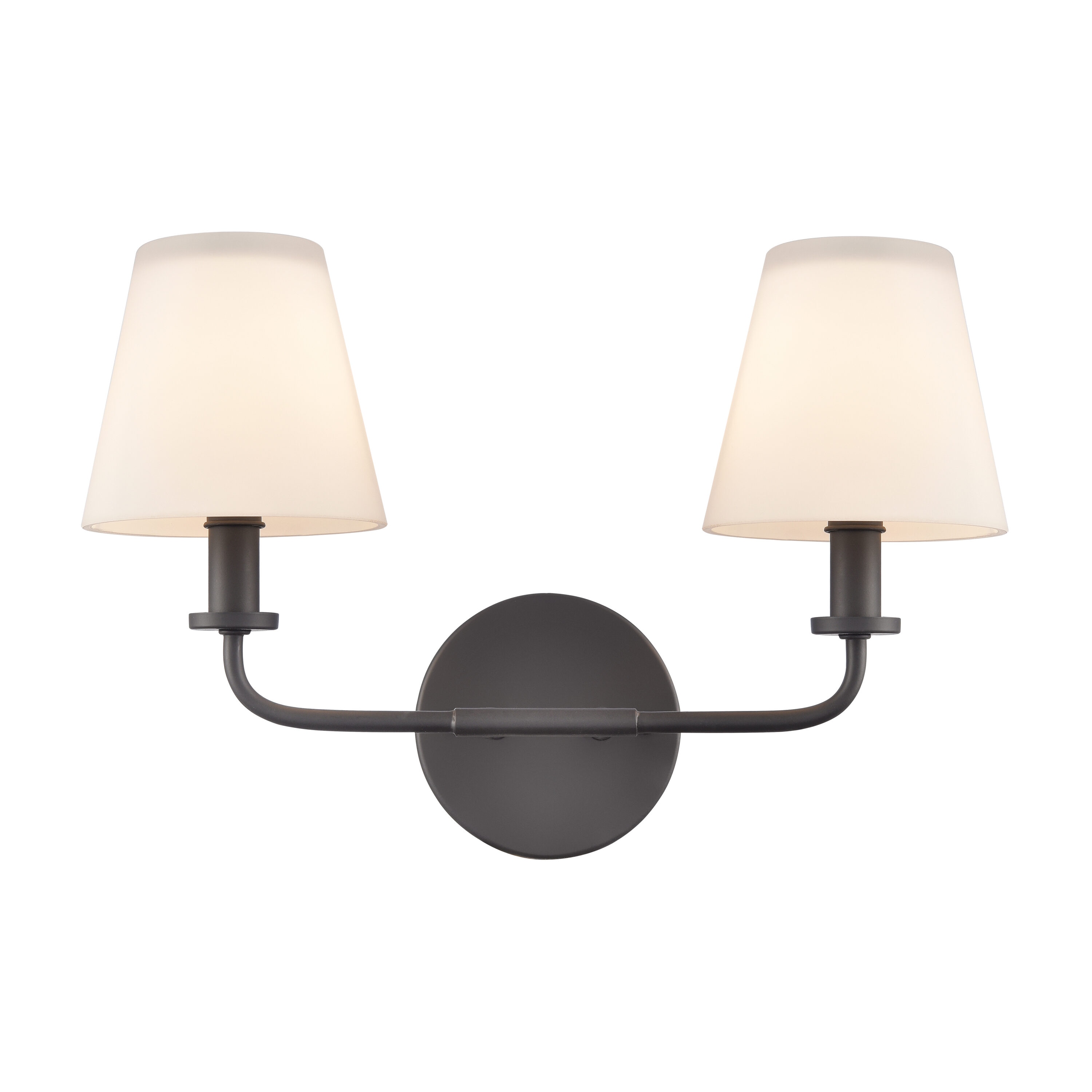 Westmore by ELK Lighting LW-202302010226 Mesa 16-in 2 -Light Matte Black Traditional Vanity light