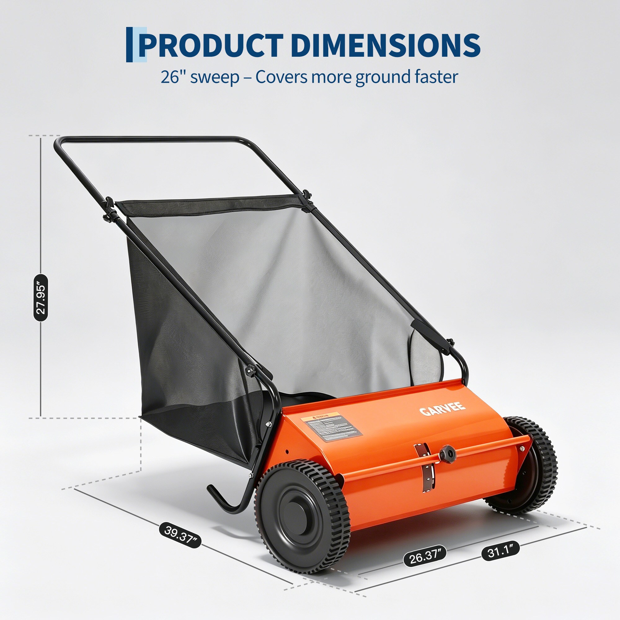 Garvee RLBKHV1563 lawnsweeper - View #2