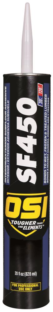 OSI 2146715 SF450 Heavy-Duty Subfloor Latex Off-white Subfloor Interior/Exterior Construction Adhesive ( 28-fl oz )