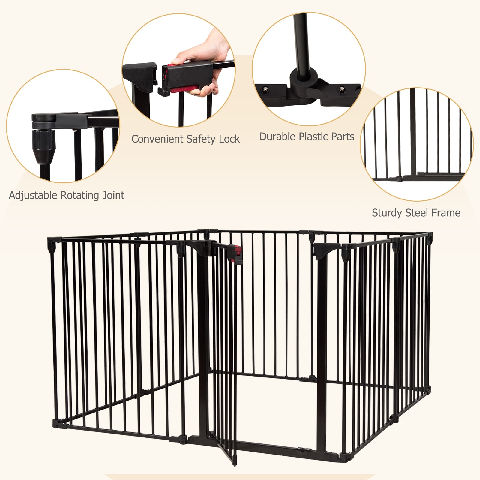 LIVIZA GIG-PS007BN Dog-Pens - View #11