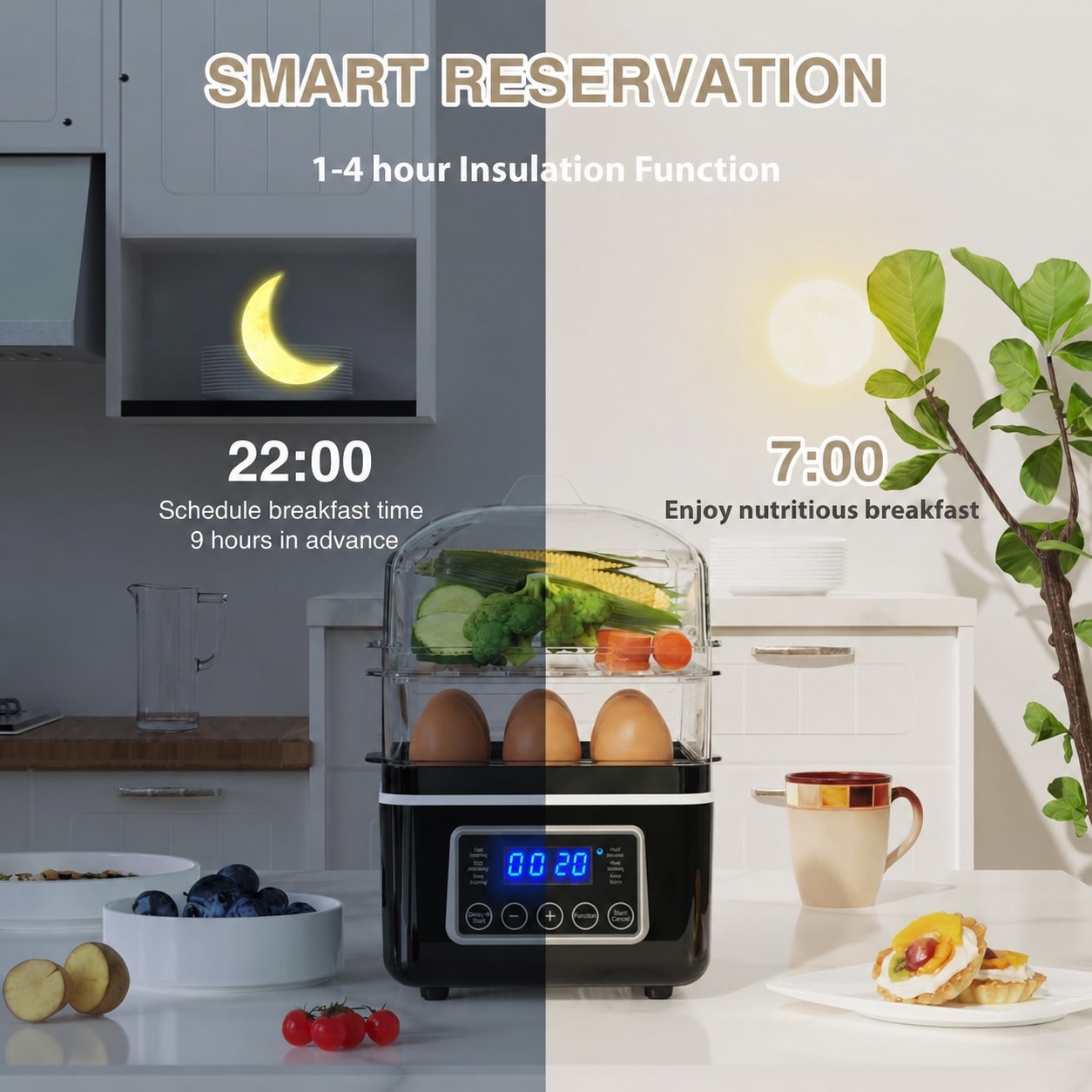 Aoibox LABD9ARQ Food-Steamers - View #4