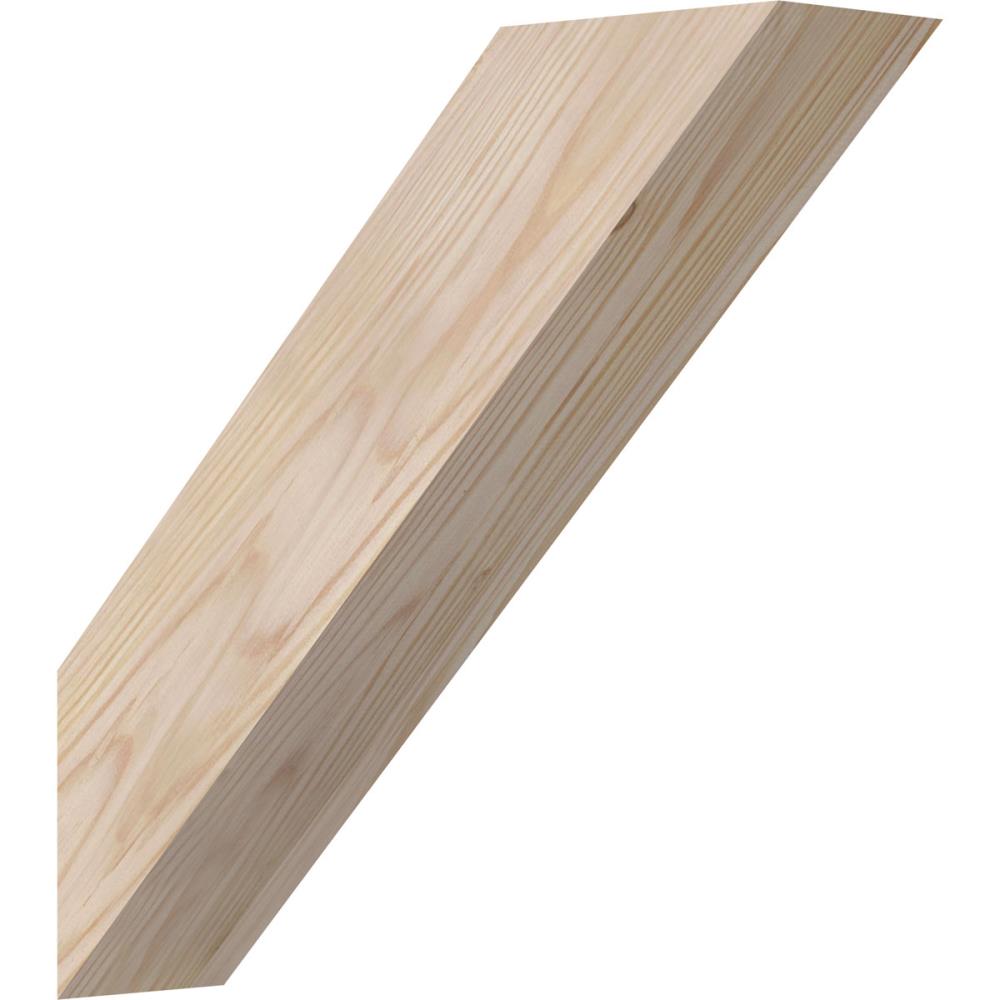 Ekena Millwork BRC04X14X14TRA00SDF 3-1/2-in x 14-in x 14-in Douglas Fir Unfinished Wood Traditional smooth