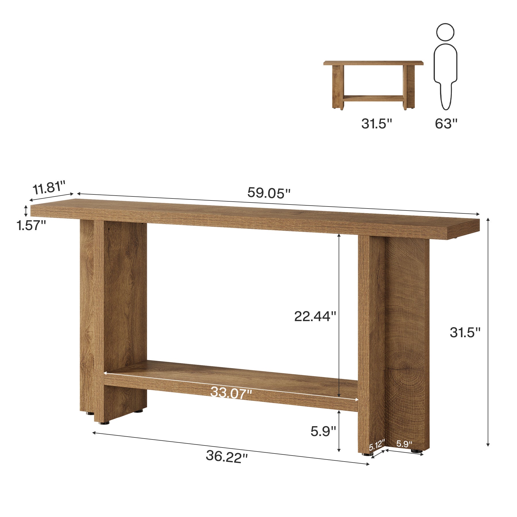 Slickblue D-TB-KG85GWDUO-CNQFS Console-Sofa-Tables - View #6