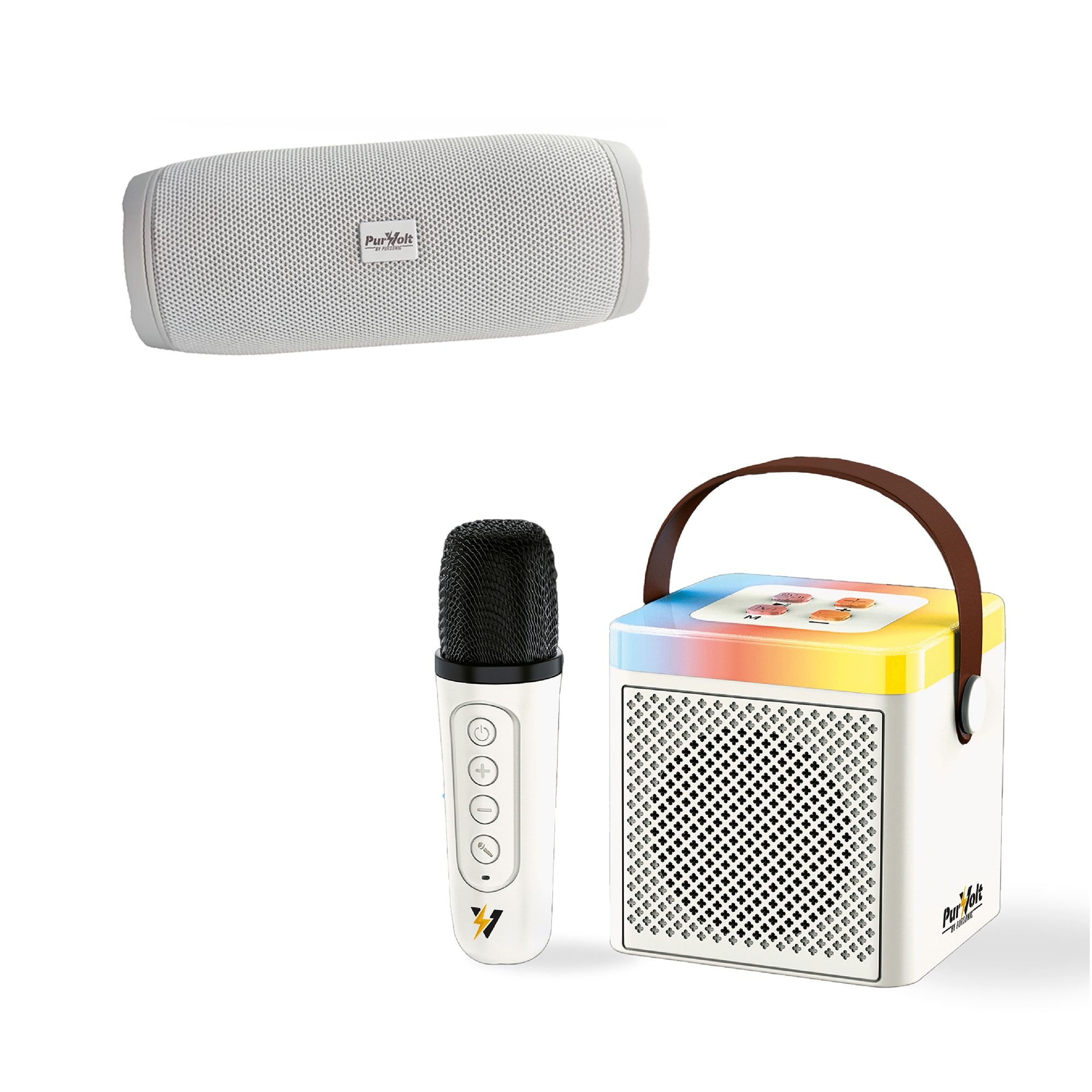 Pursonic Portable Karaoke Set and Wireless Speaker The Power Player #KS1-BTS160WH
