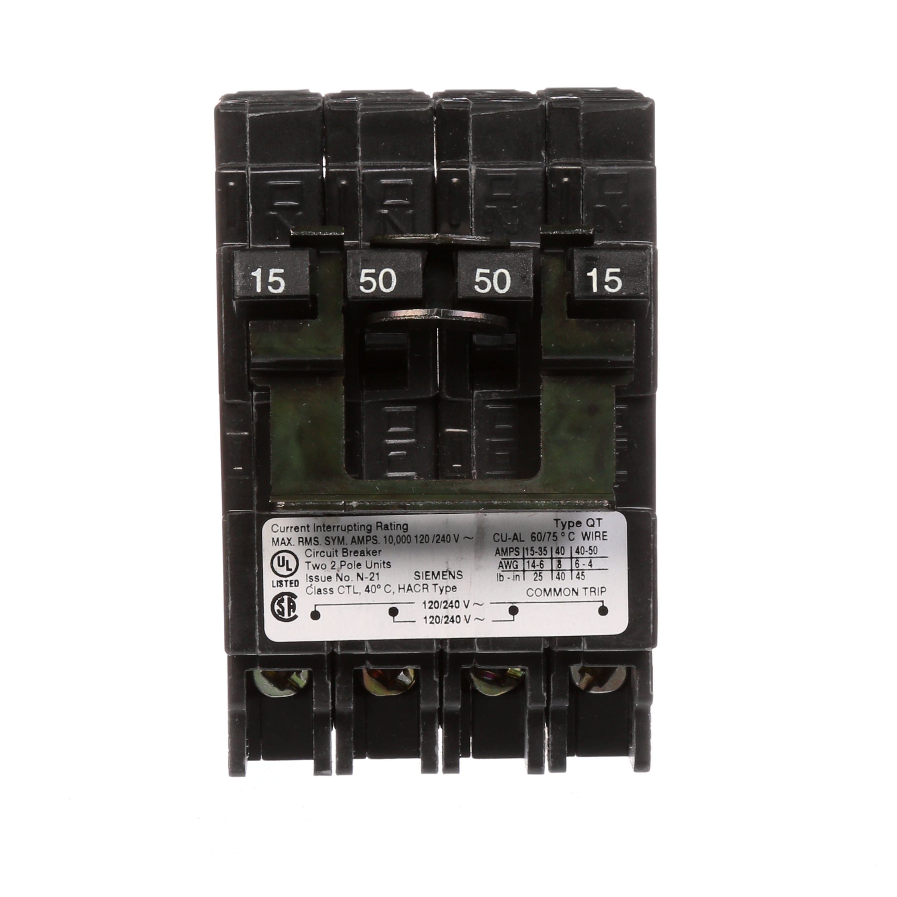 Siemens Q21550CT2 Circuit-Breakers - View #2