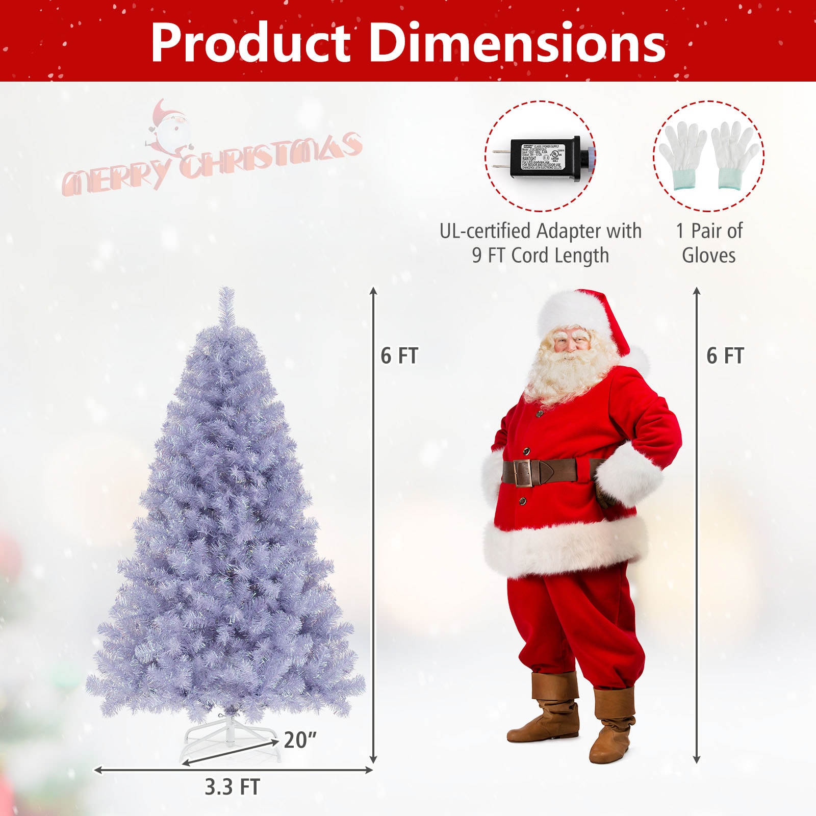 Forclover HBV-CT3502 Artificial-Christmas-Trees - View #3
