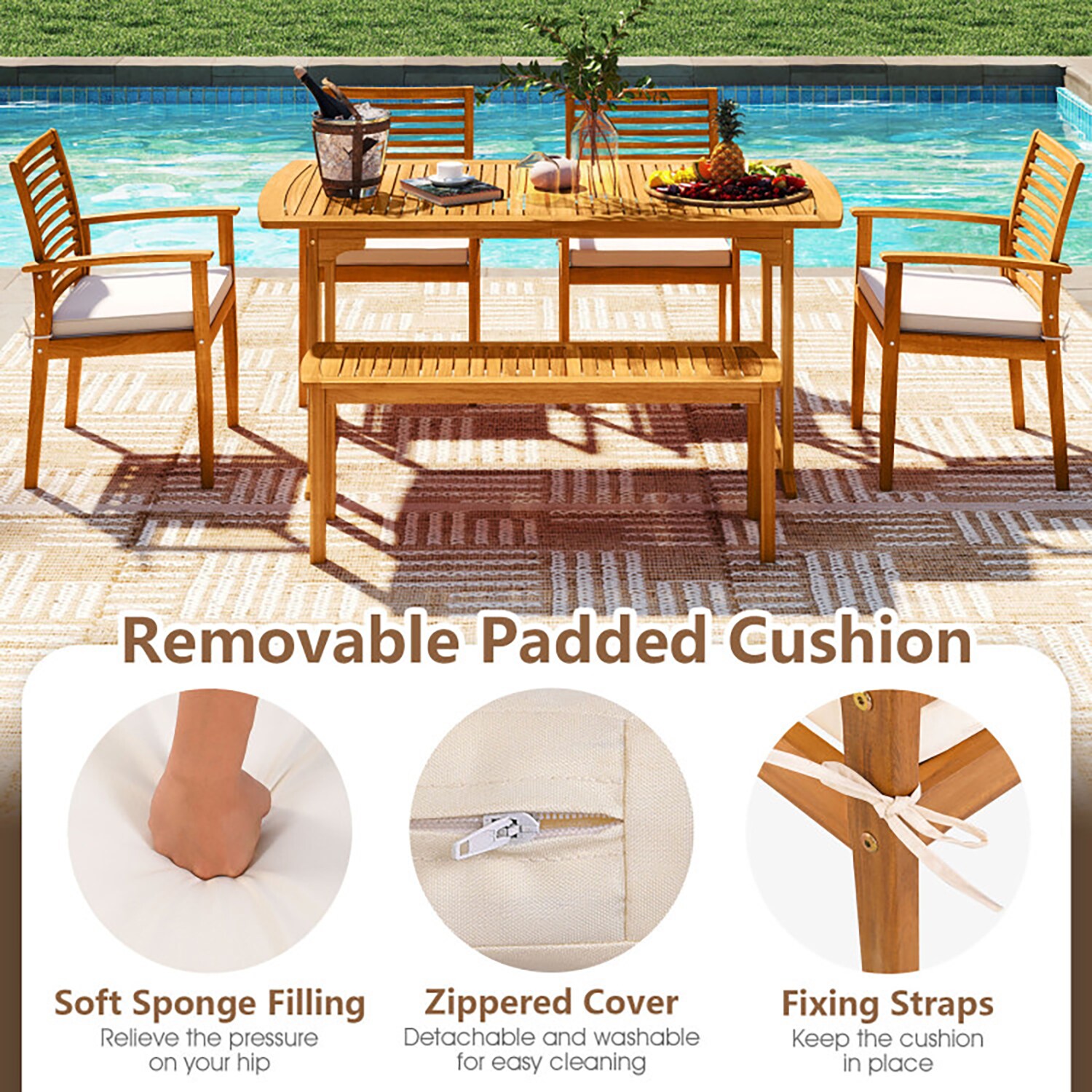 GZMR GZ-HW4078 Patio-Dining-Sets - View #7