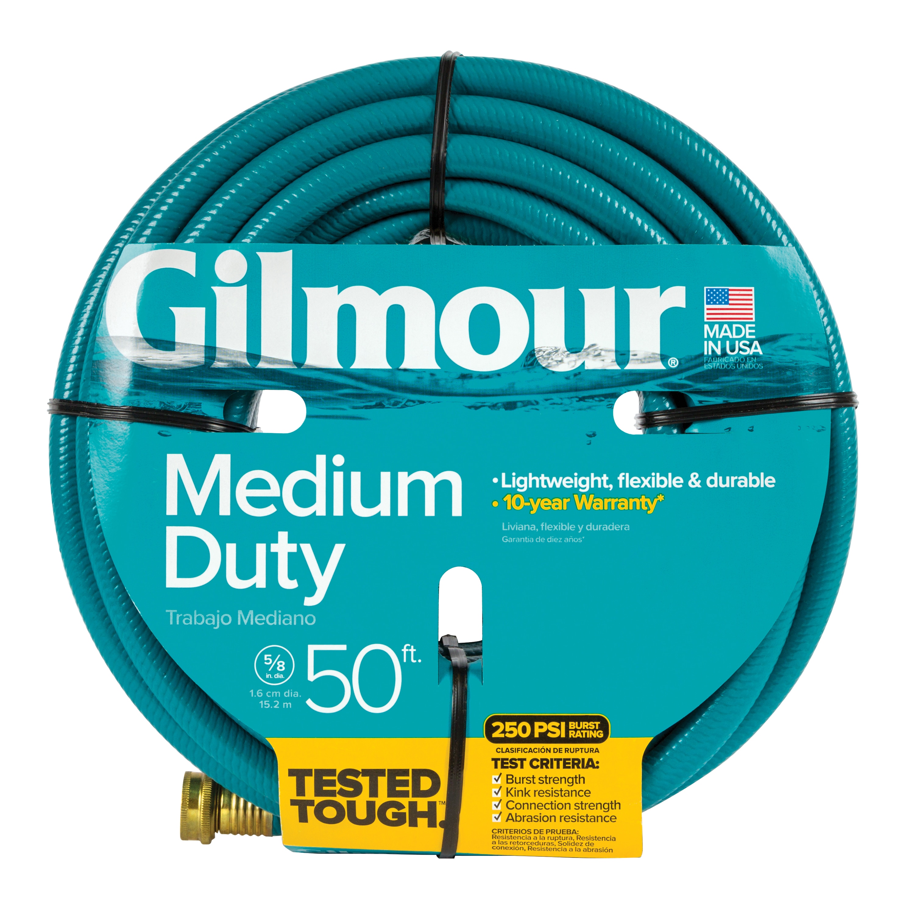 Gilmour 816501-1014  Medium Duty Hose 5/8-in x 50-ft Medium -Duty Vinyl Green Coiled Hose