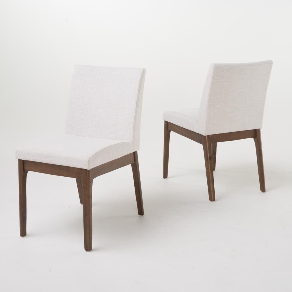 Best Selling Home Decor 298989 Set of 2 Kwame Contemporary/Modern Polyester Upholstered Dining Side Chair (Wood Frame)