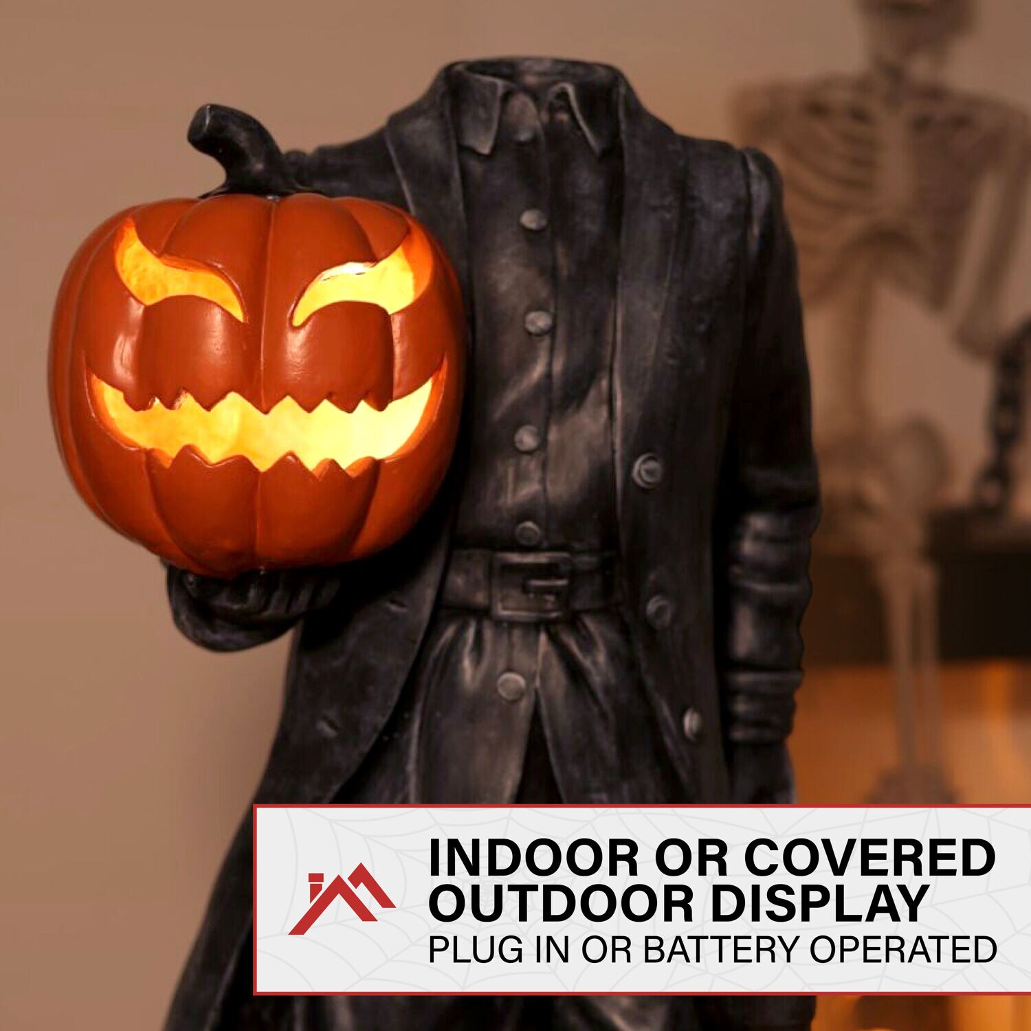 Haunted Hill Farm HHMG040-0HHM-BLK Outdoor-Halloween-Decor - View #5