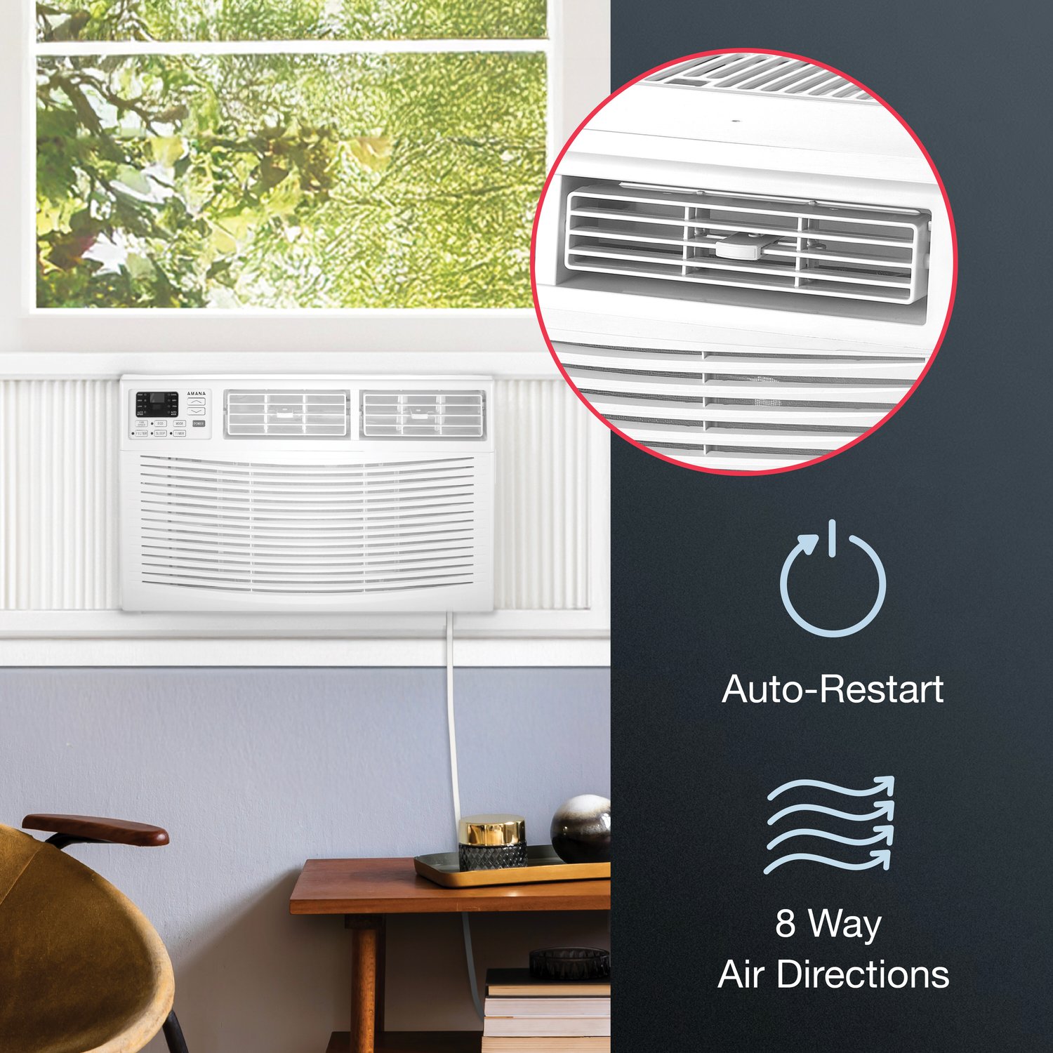 Amana AMAP061CW Window-Air-Conditioners - View #7