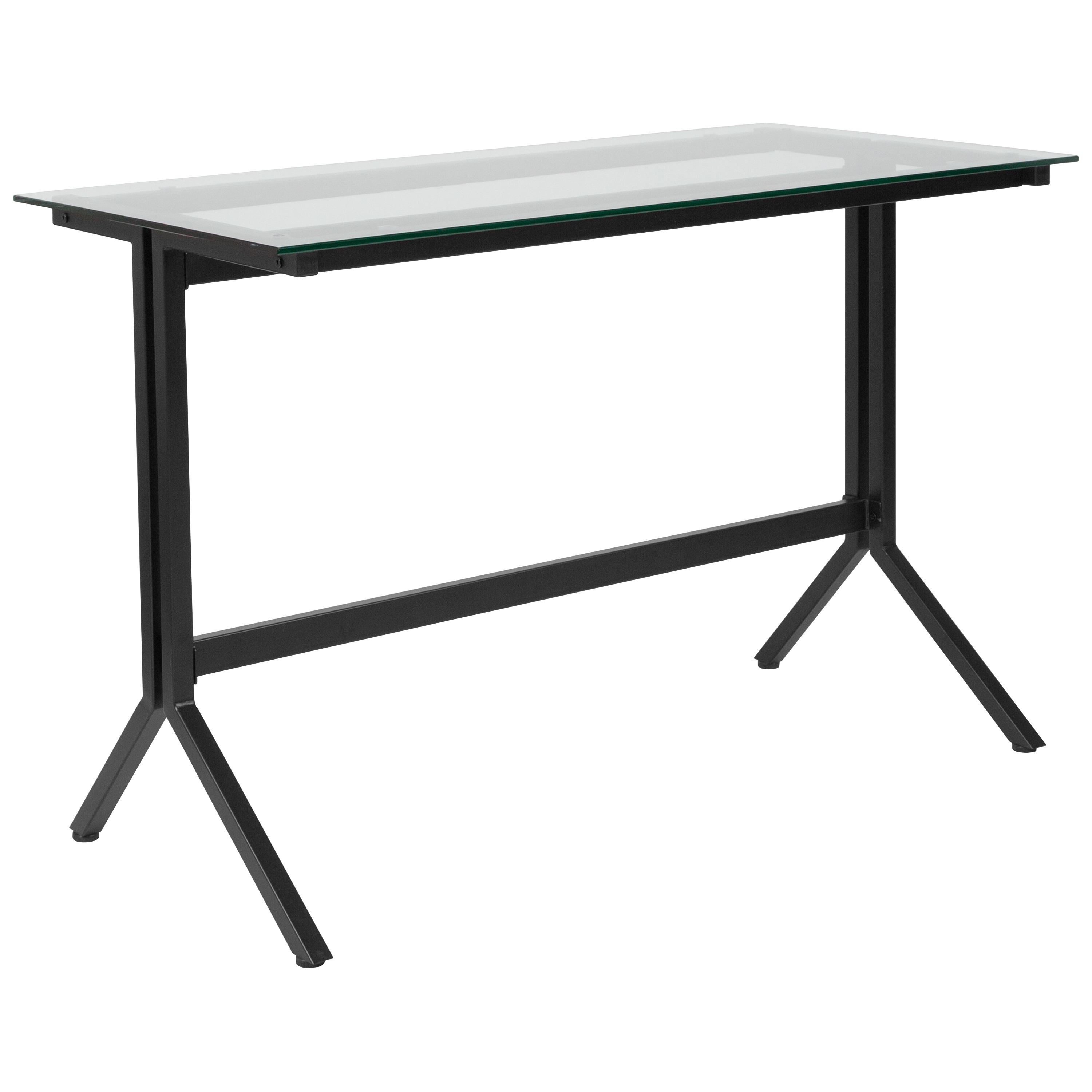 Flash Furniture 889142215431 Highland 43.25-in Black Modern/Contemporary Computer Desk