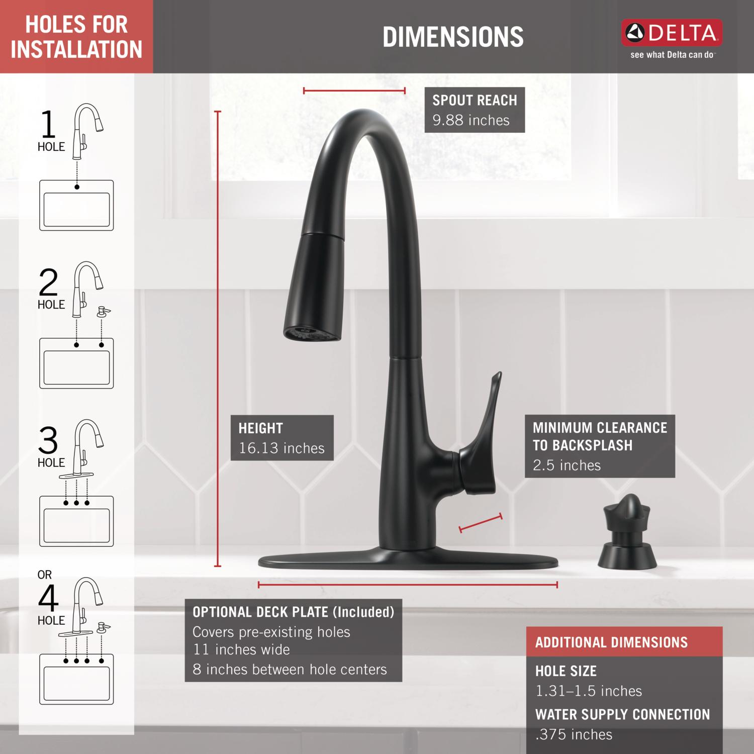 Delta 19756Z-BLSD-DST Kitchen-Faucets - View #4