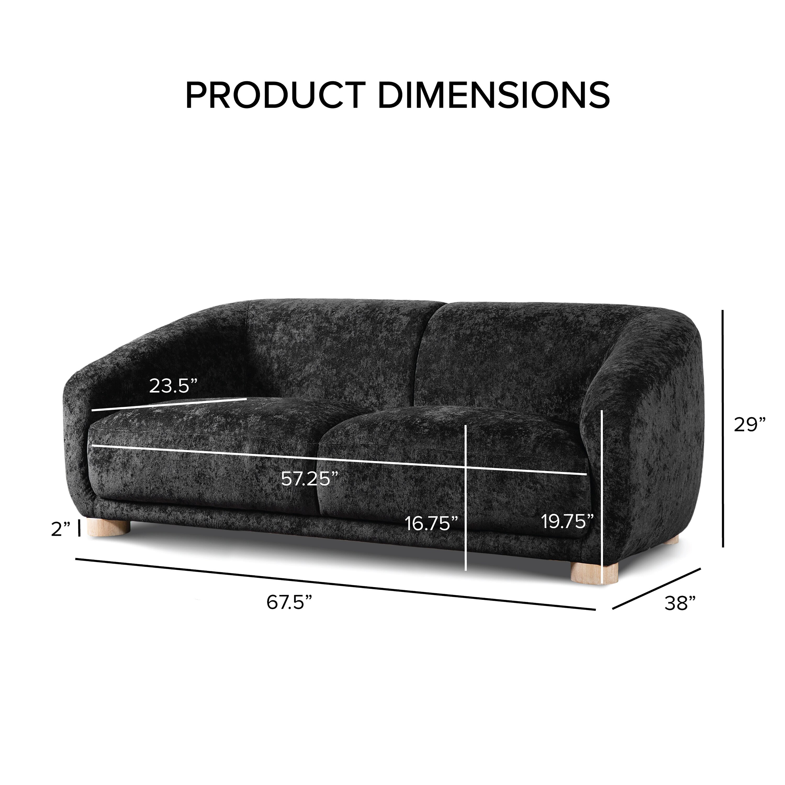Furniture of America IDF-61006BK-3PC Living-Room-Sets - View #3