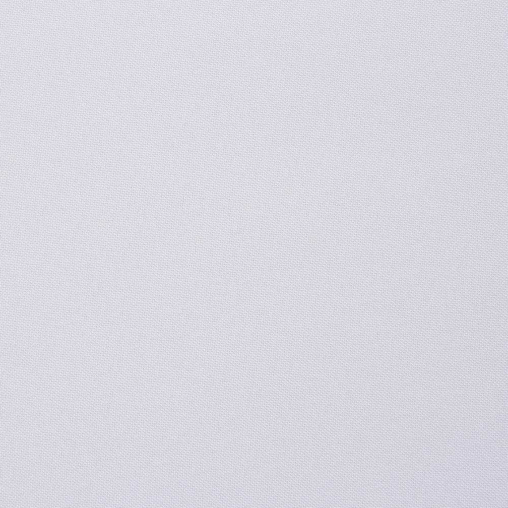 White Semi-Sheer Tab Top Polyester Curtain Panel, 40" x 108"
