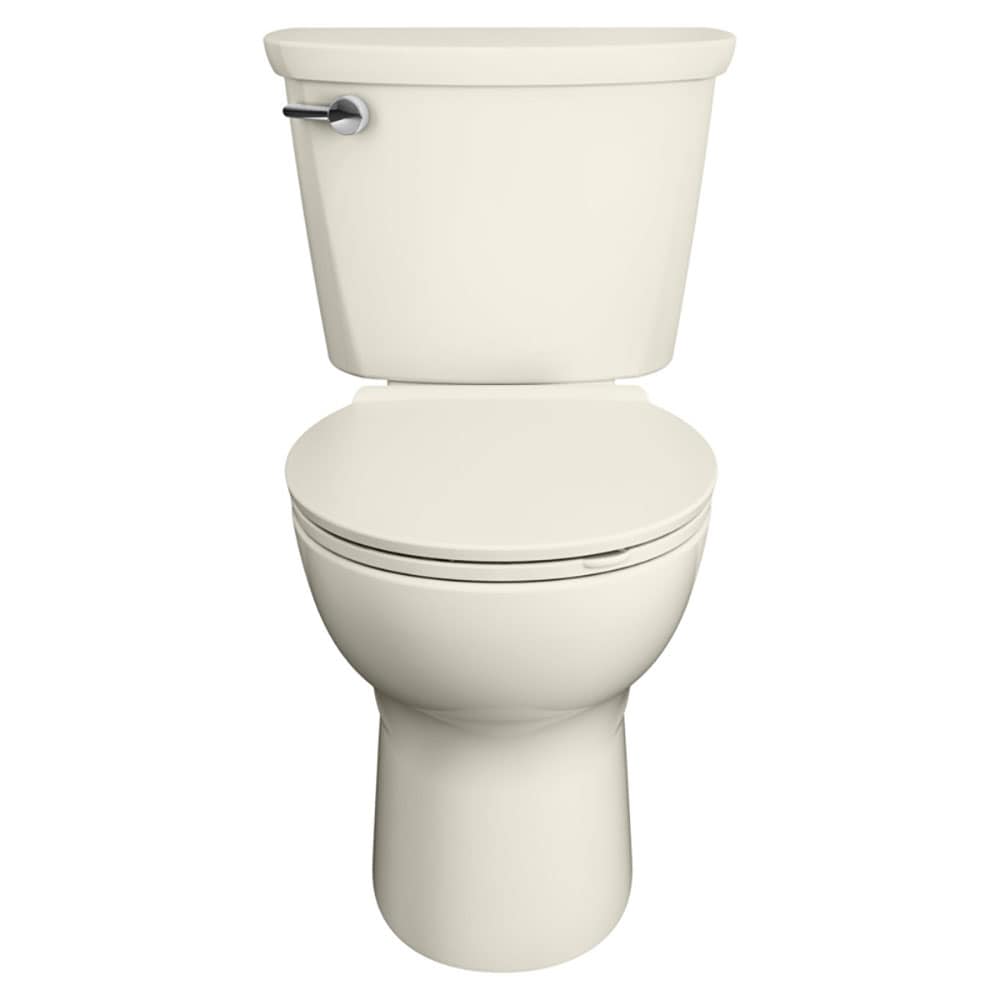 American Standard 215DB104.222 Cadet 3 Linen Elongated Standard height 2-piece Toilet 10-in Rough-In WaterSense 1.28 GPF