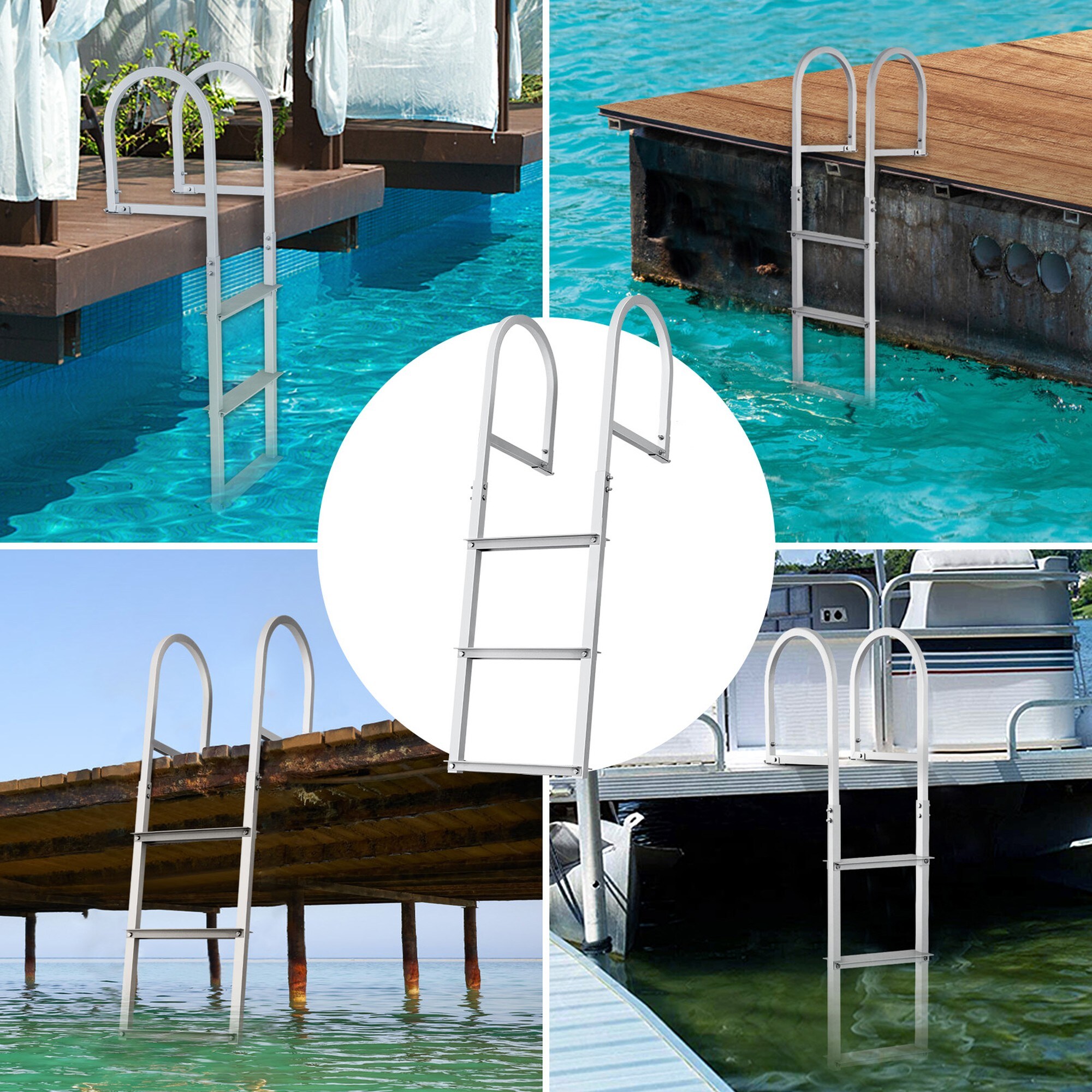 Numhew NHDREW26708 Above-Ground-Pool-Lad-Steps - View #4