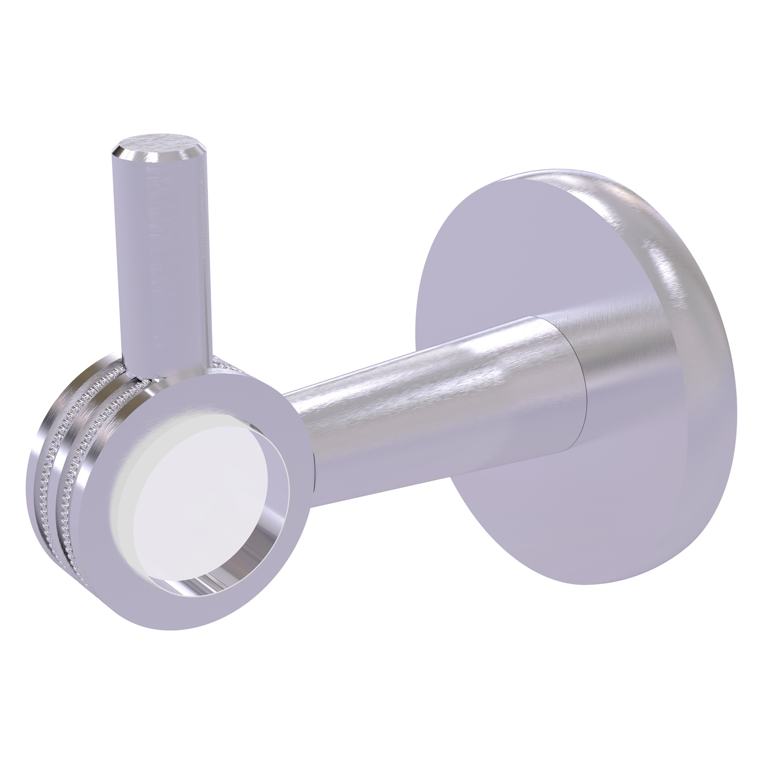 Allied Brass CV-20D-SCH Clearview Satin Chrome Single -Hook Wall mount Towel Hook