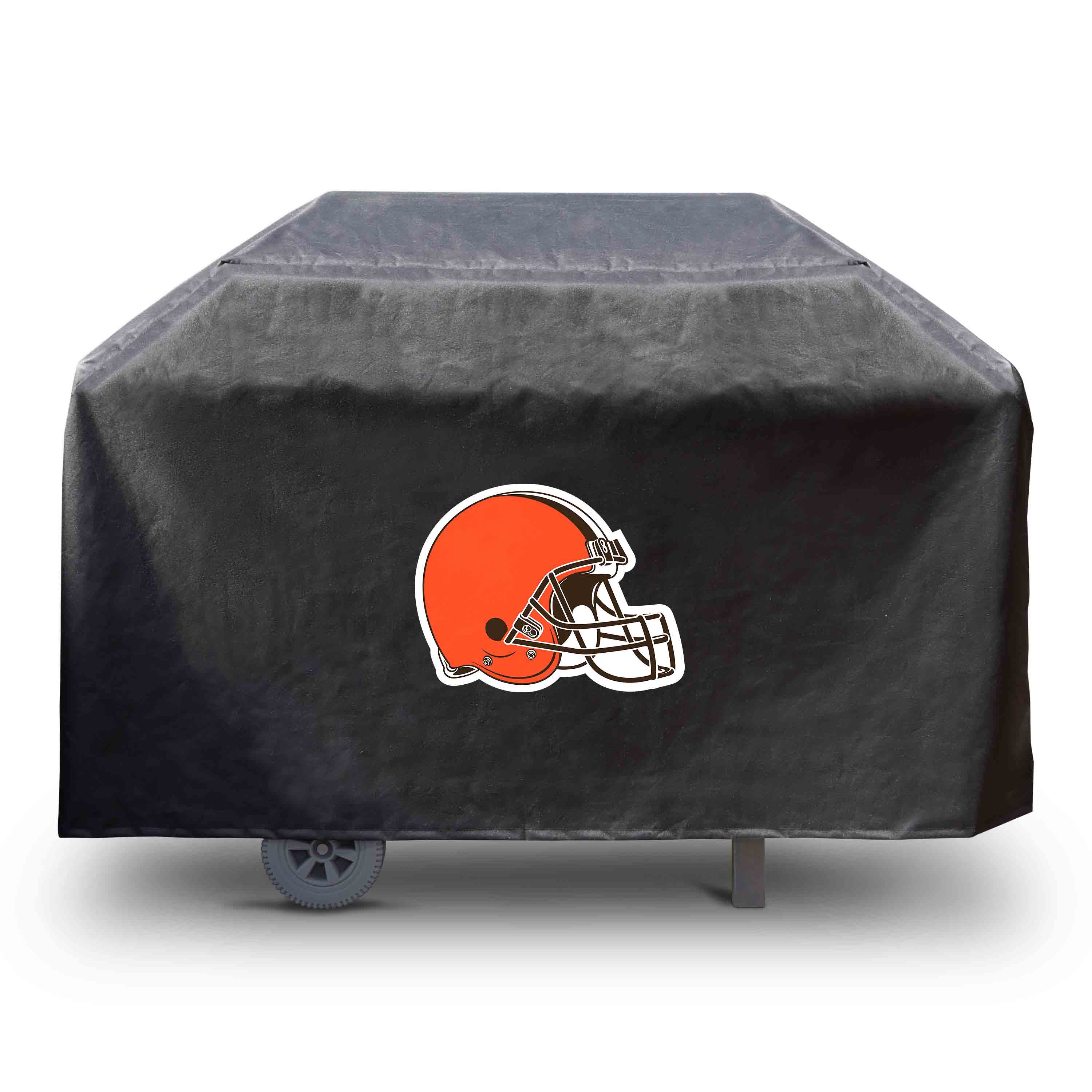 FANMATS 41154 Cleveland Browns 4 burner grill cover 68-Inches W x 35-Inches H Black Fits most Cover