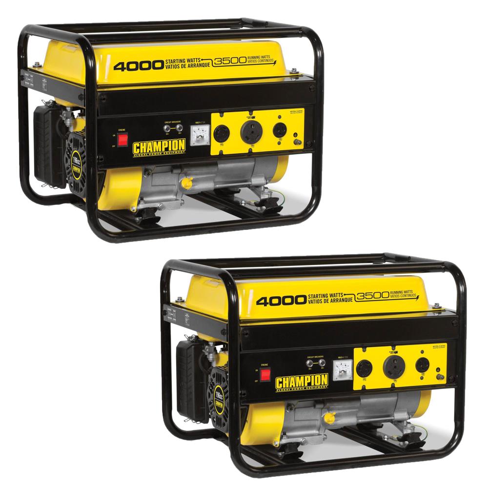 CHAMPION 112962 CPE-GN 4000-Watt Gasoline Portable Generator with Champion Engine