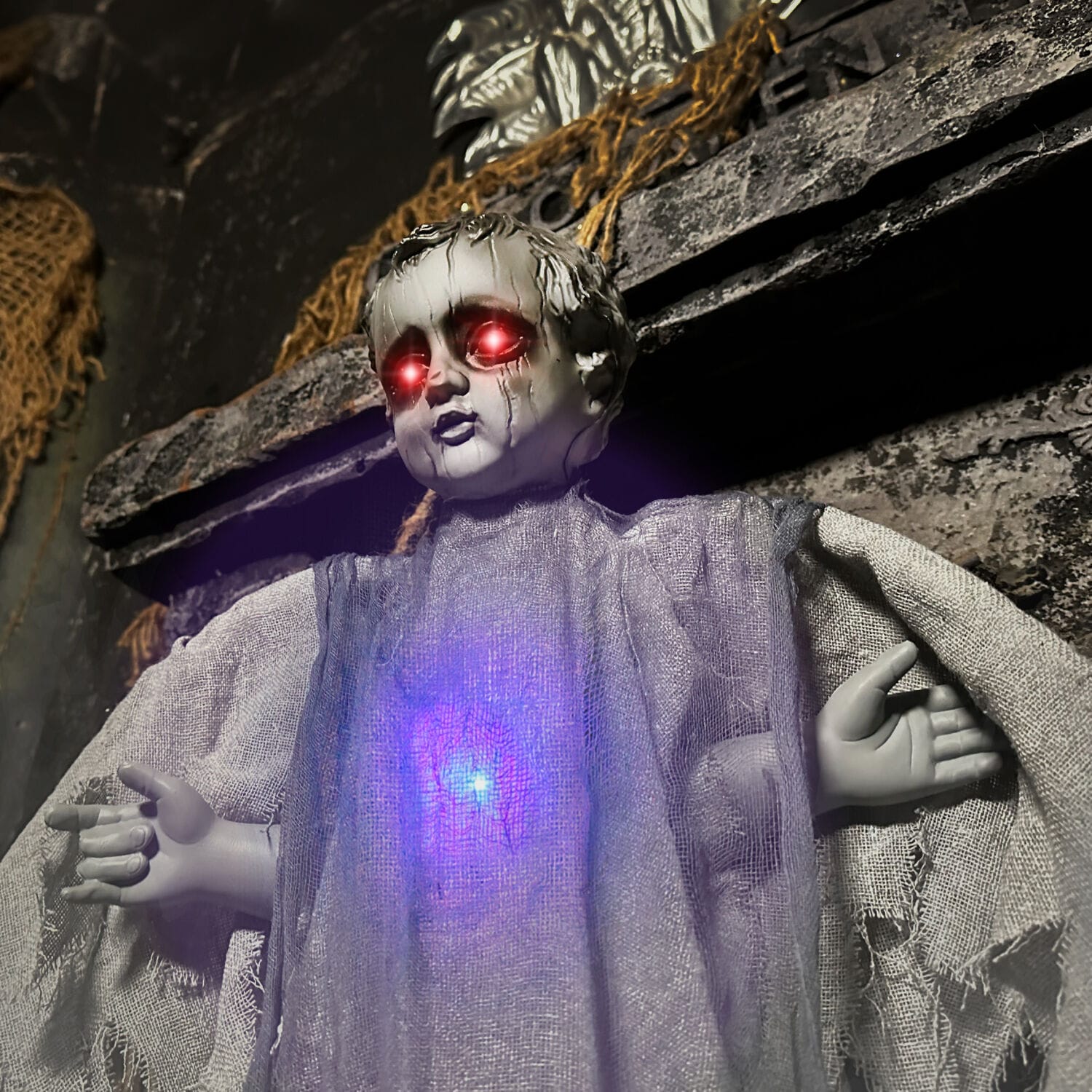 Haunted Hill Farm HHANGEL-1HLSA Halloween-Animatronics - View #10