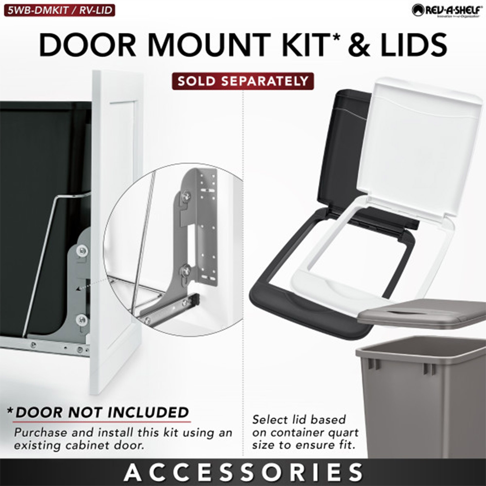 Rev-A-Shelf 252040 Pullout-Trash-Cans - View #5