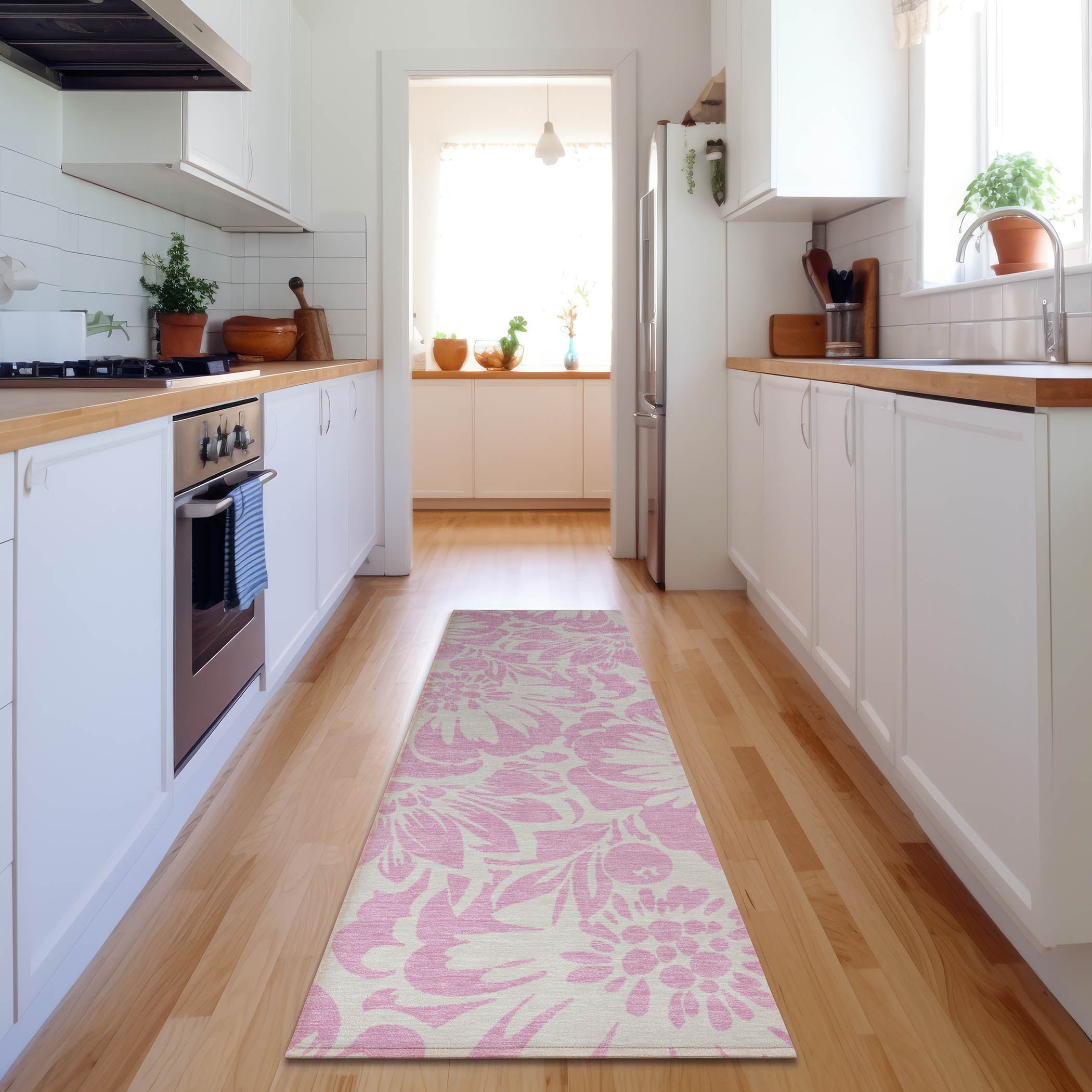Addison Rugs AMF513BG8RO Mayfield AMF513BG 8 x 8 (ft) Loomed Polyester Beige Round Indoor Abstract Machine washable Area rug