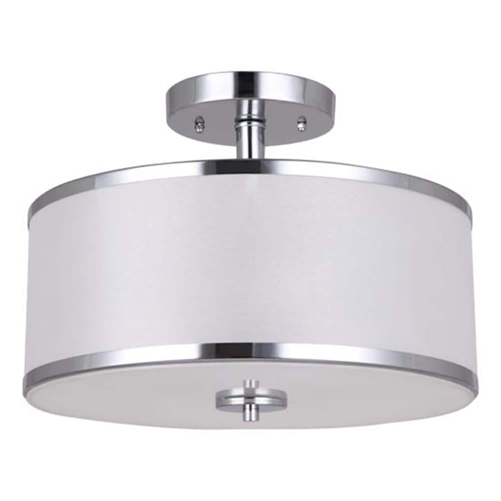 BELDI 21725-C2A Portland 1-Light Chrome Semi-Flush mount light