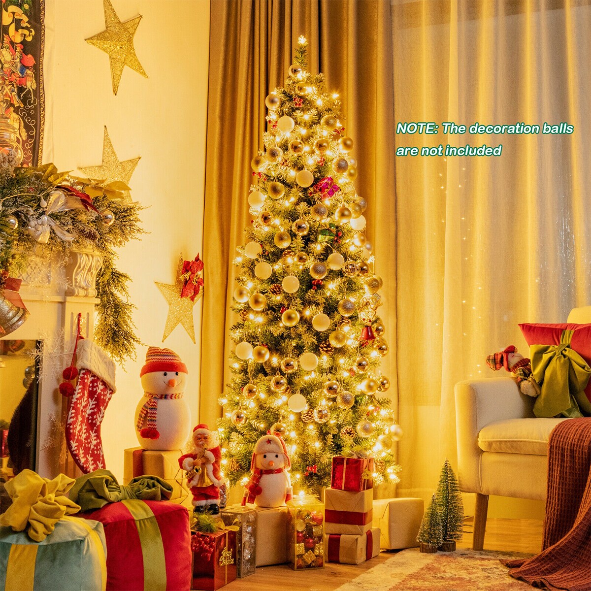 WELLFOR CM-HFY-23666US Artificial-Christmas-Trees - View #8