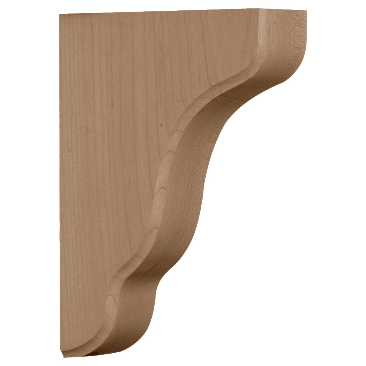 Plymouth Red Oak 7.5" Hand-Carved Wood Corbel