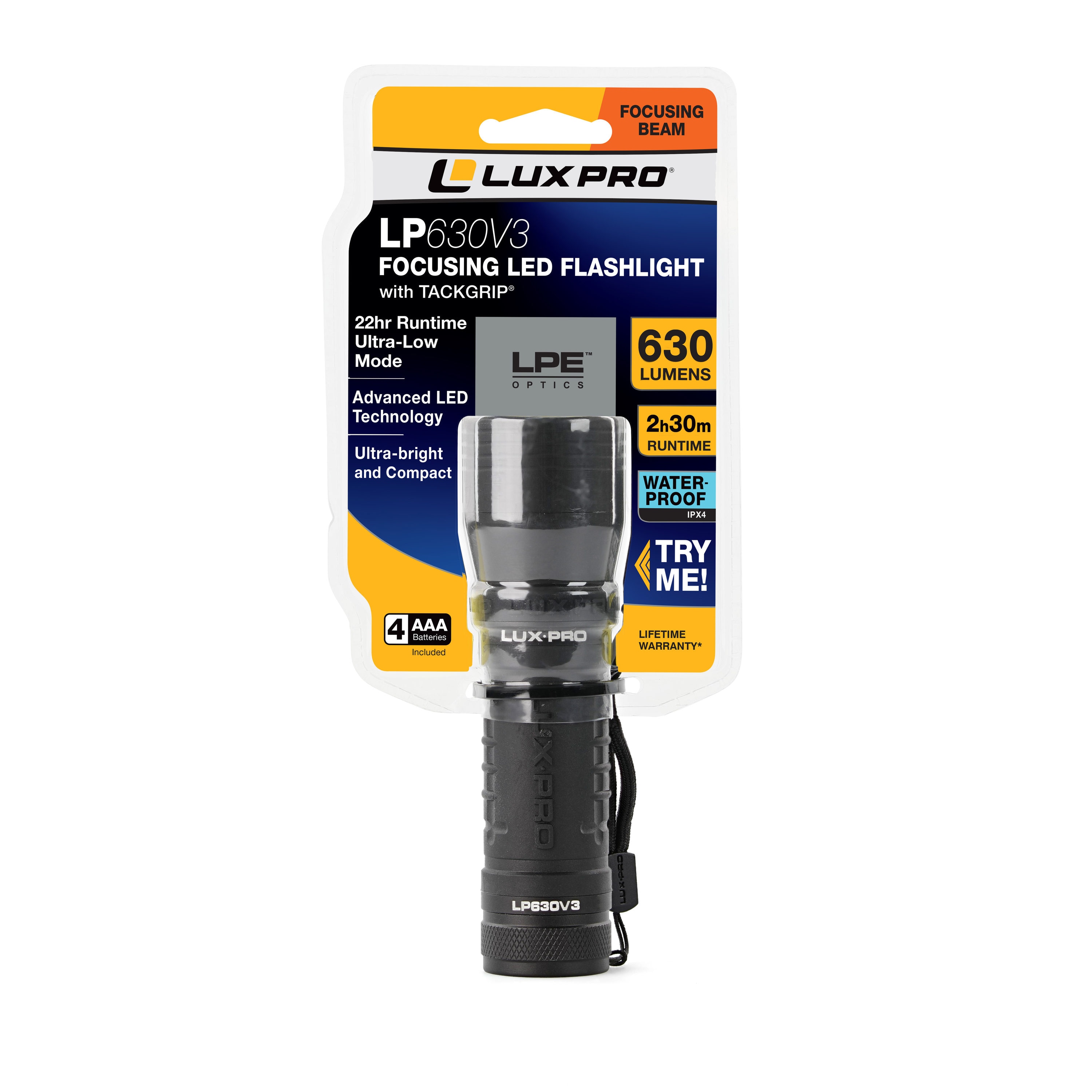 luxpro flashlights at lowes