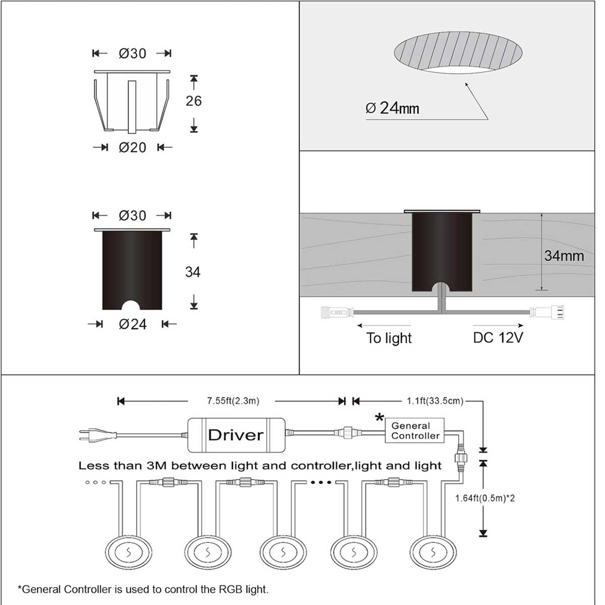 Aoibox LABZB0826103 Deck-Lights - View #7