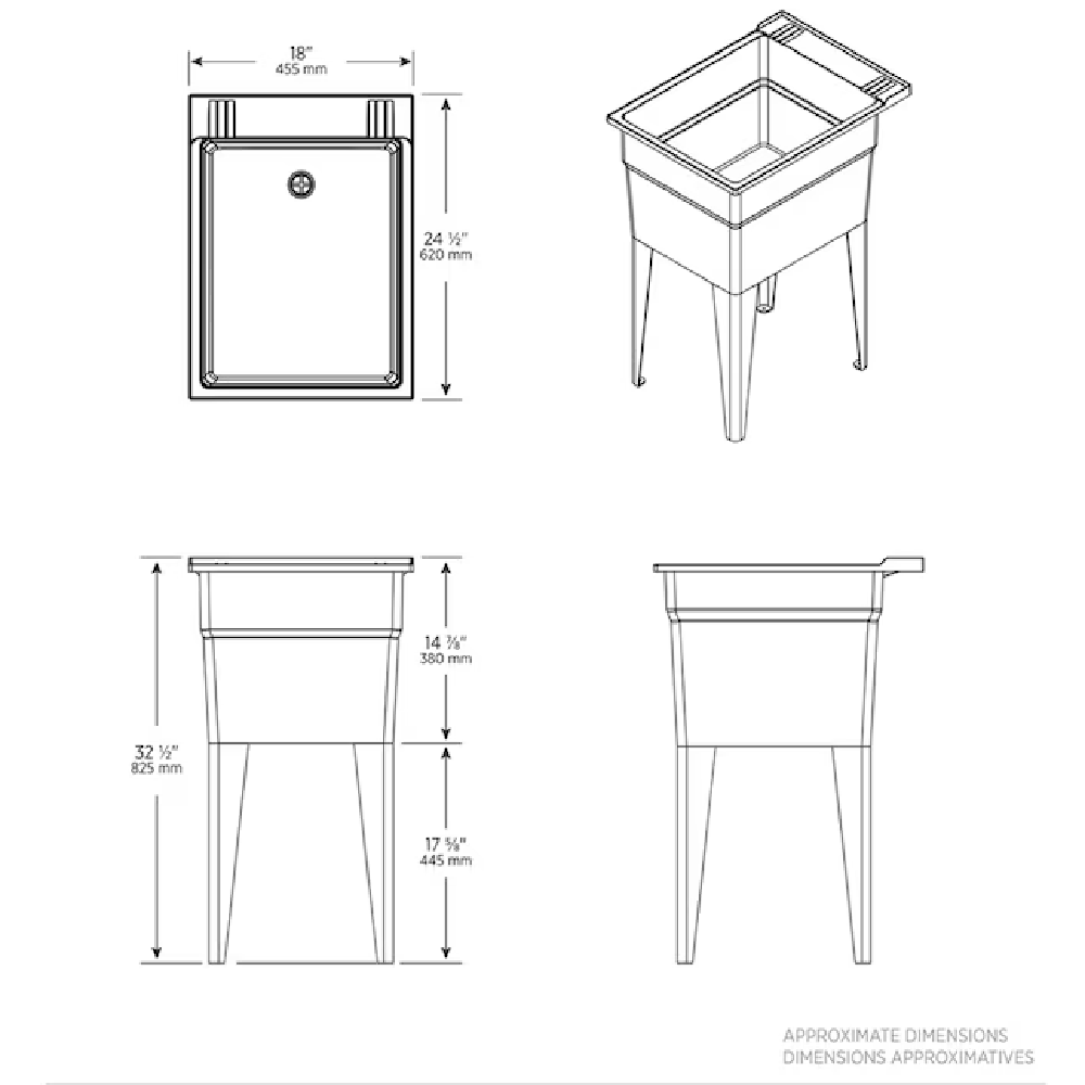 RuggedTub N52GK1-2 Laundry-Tubs-Utility-Sinks - View #6