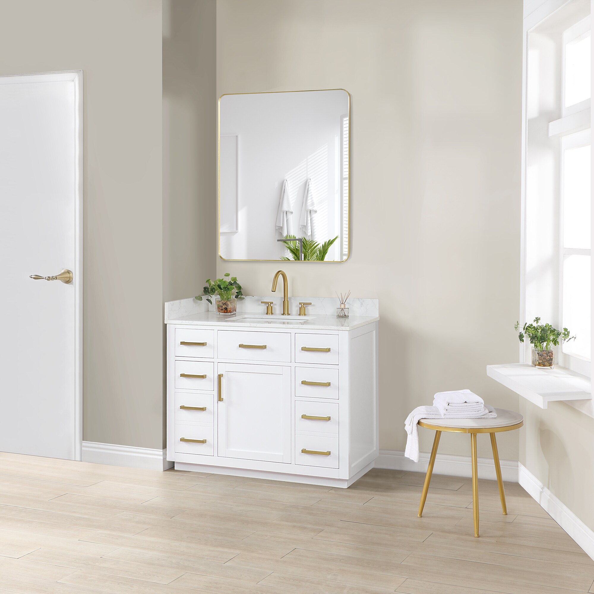 Altair 557042-WH-GW Bath-Vanity-Combo - View #2