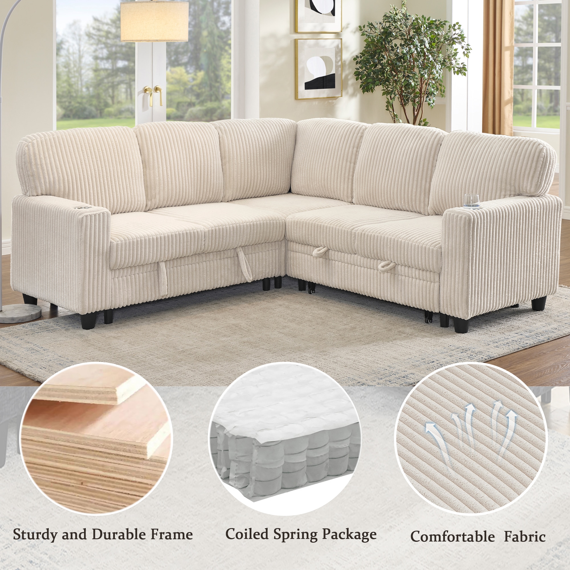 SINOFURN SYA330113BK Sofas-Loveseats - View #12