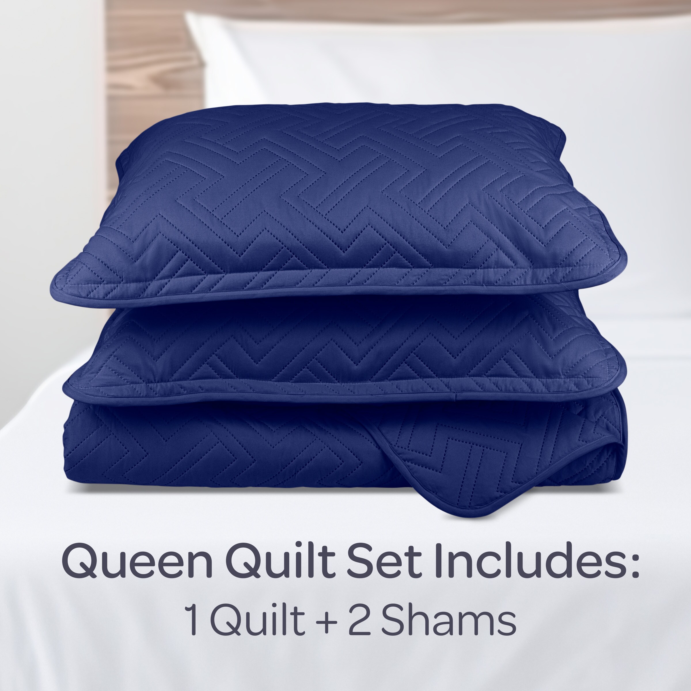 Lavish Home 66-001-QB bedding - View #3