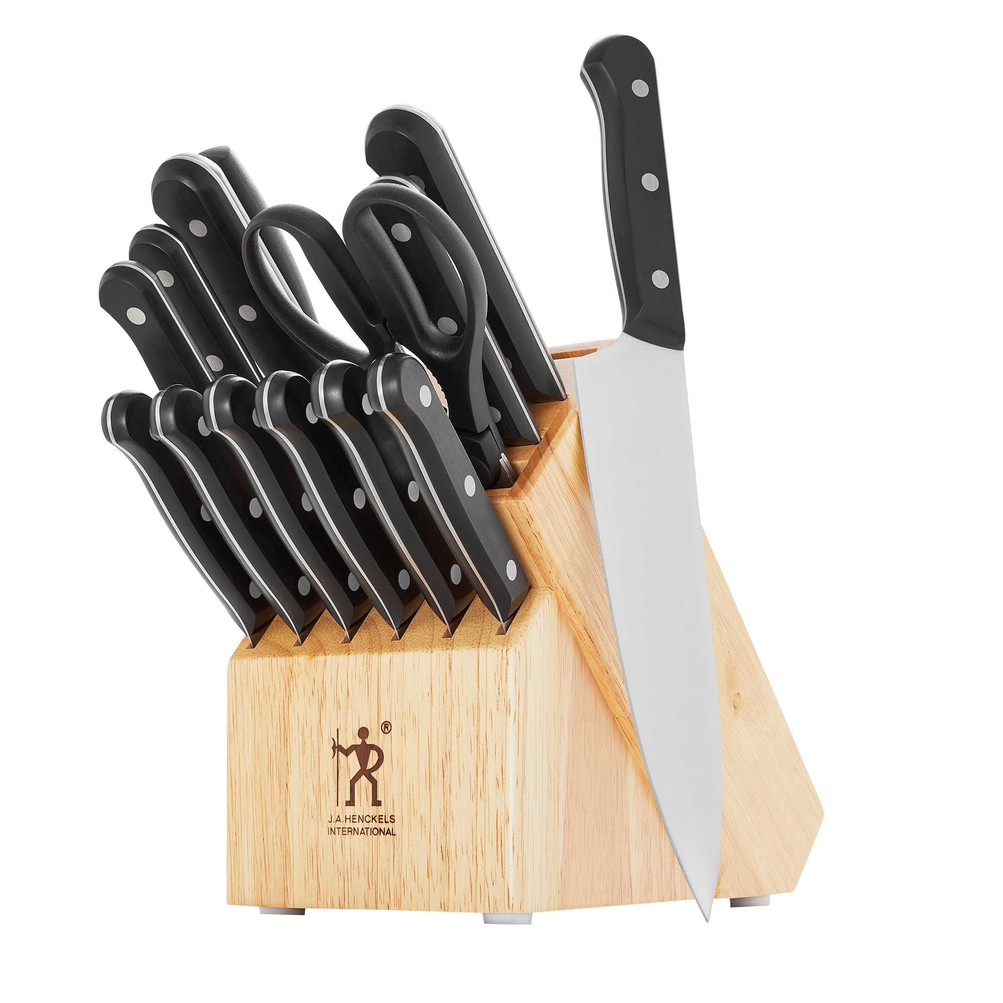 Henckels  Solution 15pc Knife Block Set  Natural