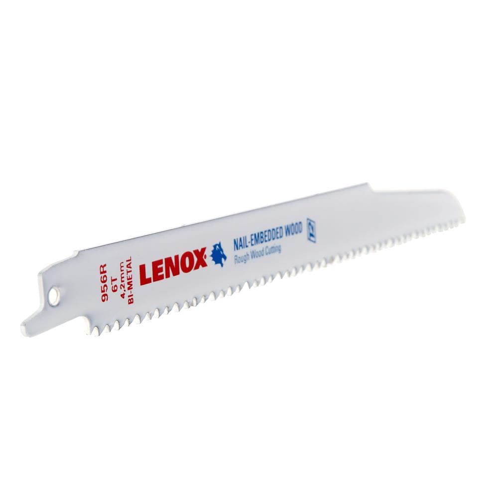 LENOX Bi-metal 9-in 6-TPI Wood Cutting Reciprocating Saw Blade (5-Pack) in  the Reciprocating Saw Blades department at | Säbelsägeblätter