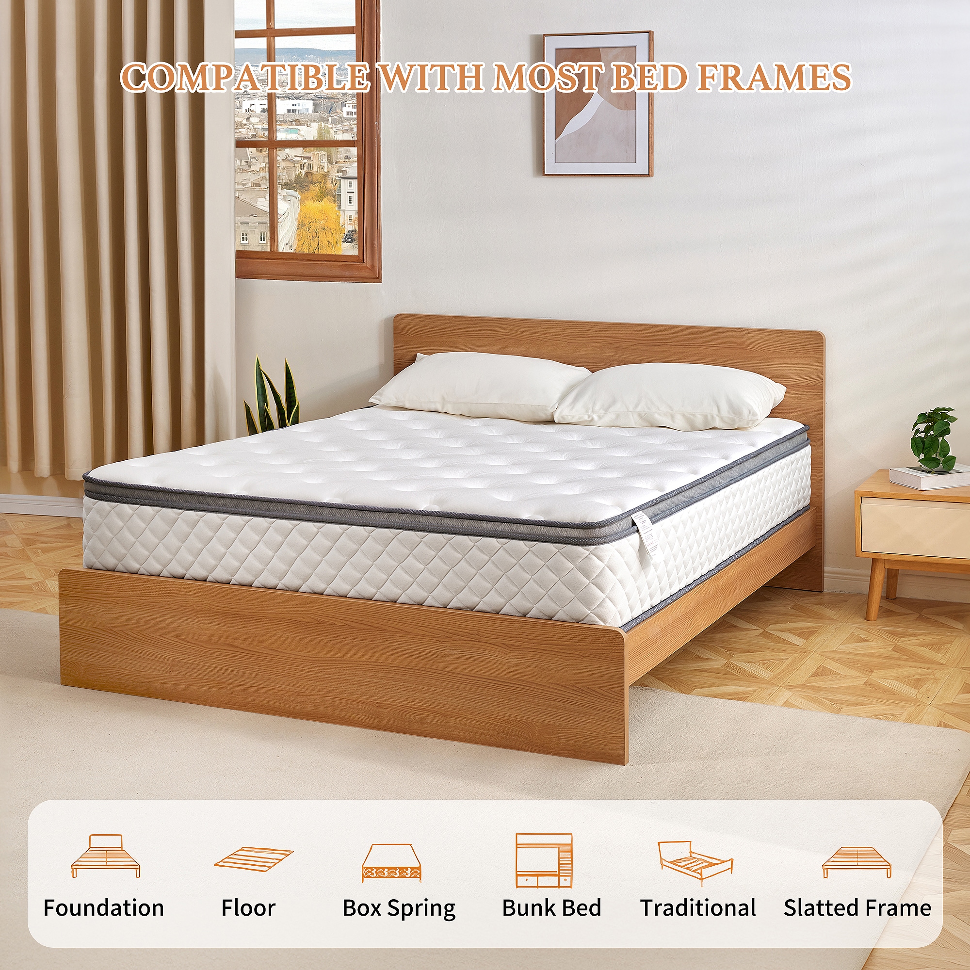 Ifluous LSMH30-10F Mattresses-Boxsprings - View #4