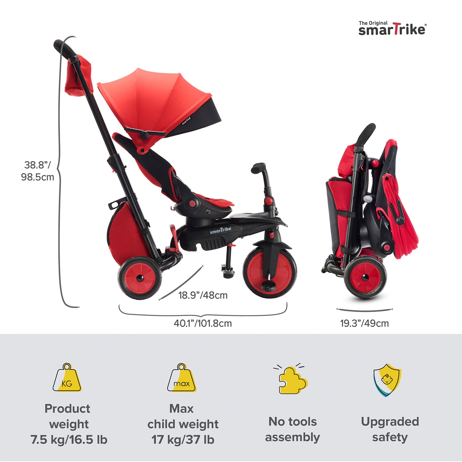 Smartrike 8.5-in Unisex Tricycle at Lowes.com