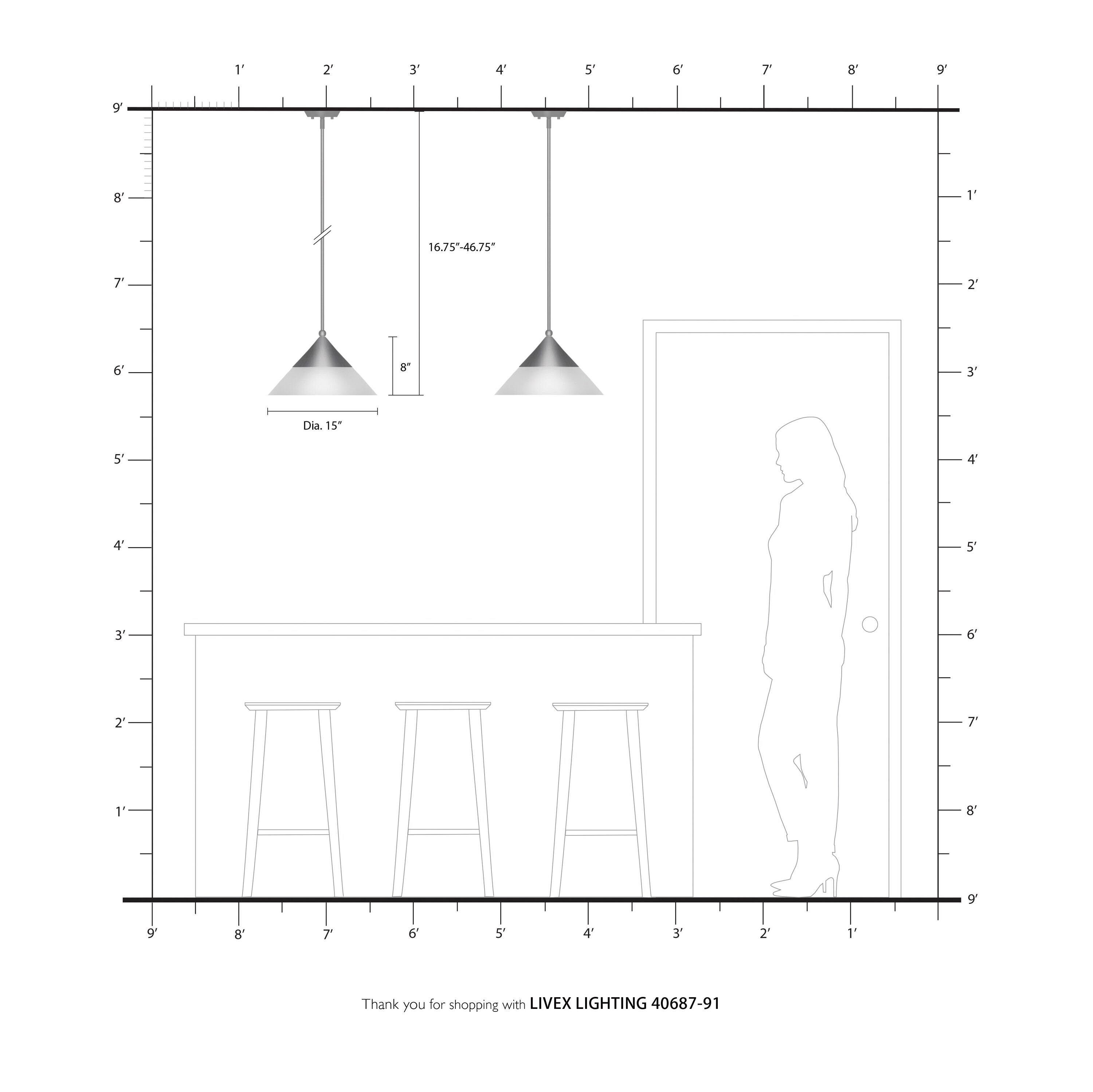 Livex Lighting 40687-91 Pendant-Lights - View #14