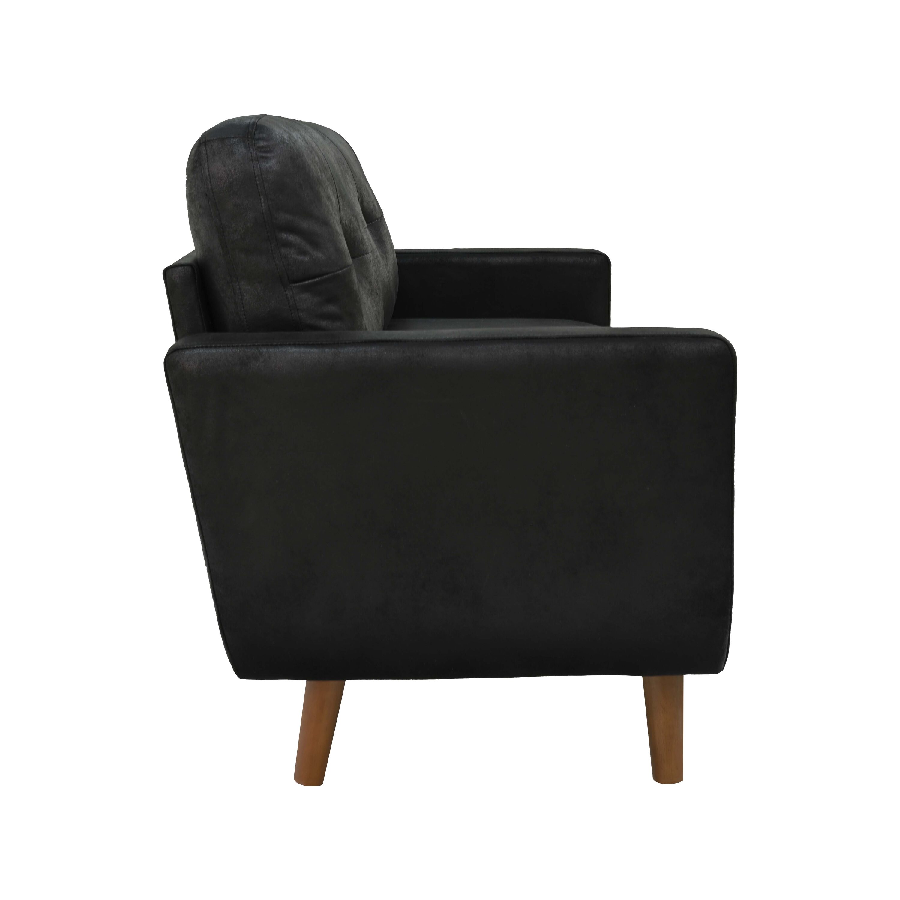 JUSHUA 65-inch Modern Minimalist Two-Seater Sofa featuring