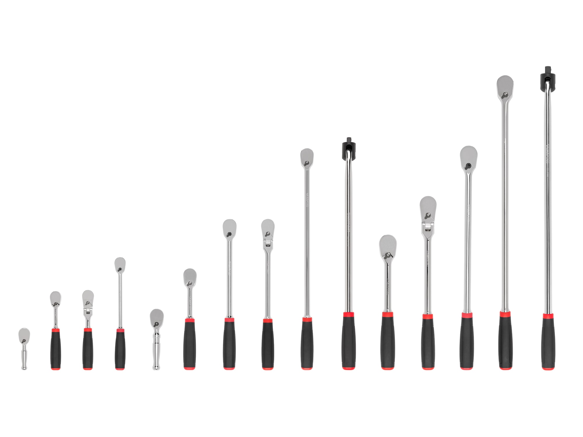 TEKTON 15-Piece 90-Tooth 1/2-in, 3/8-in, 1/4-in Drive Comfort Grip Handle Flexible Head Ratchet Set SDR99903 Sansujyuku sansujyuku.com