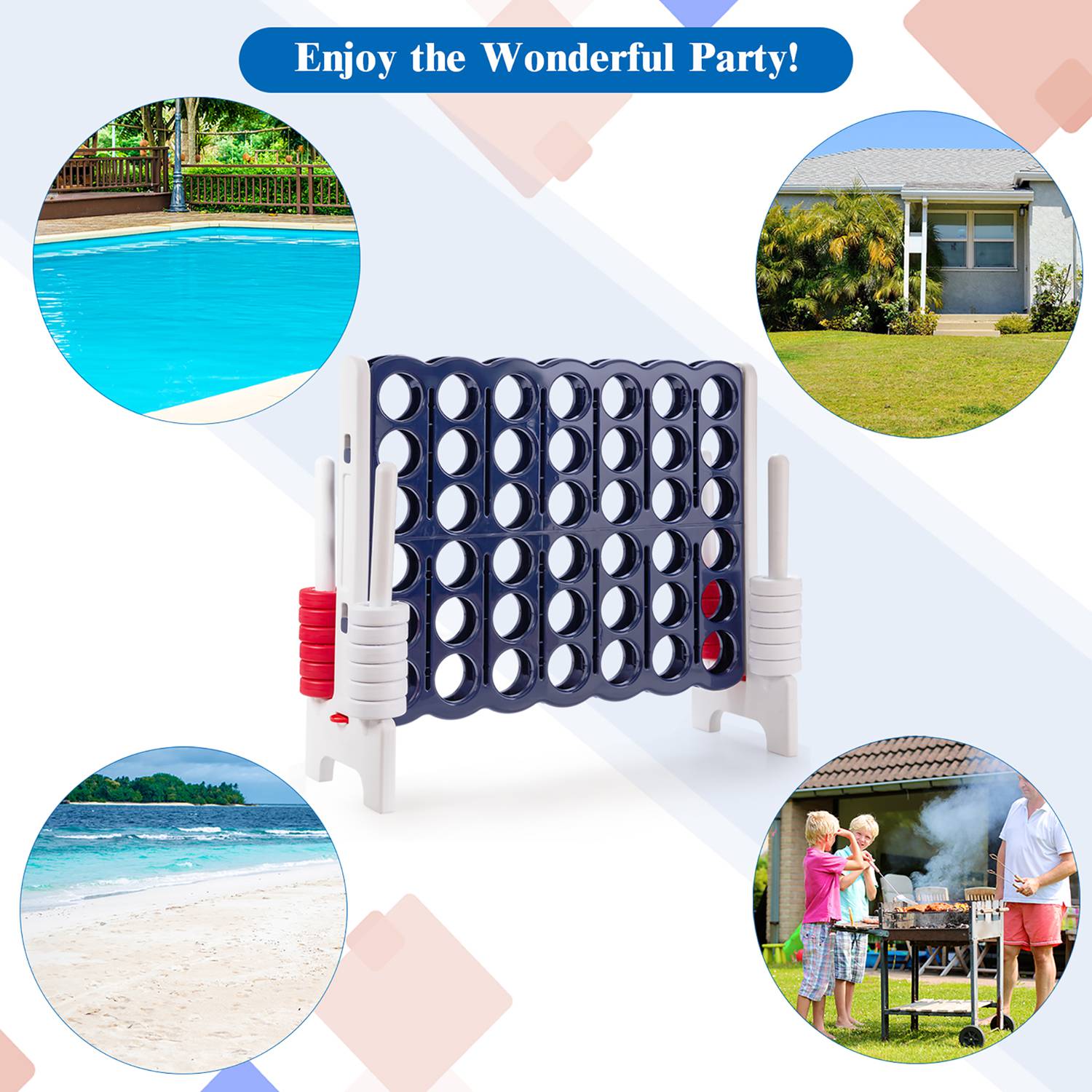 Costway CSHY000246 Portable-Party-Game - View #8