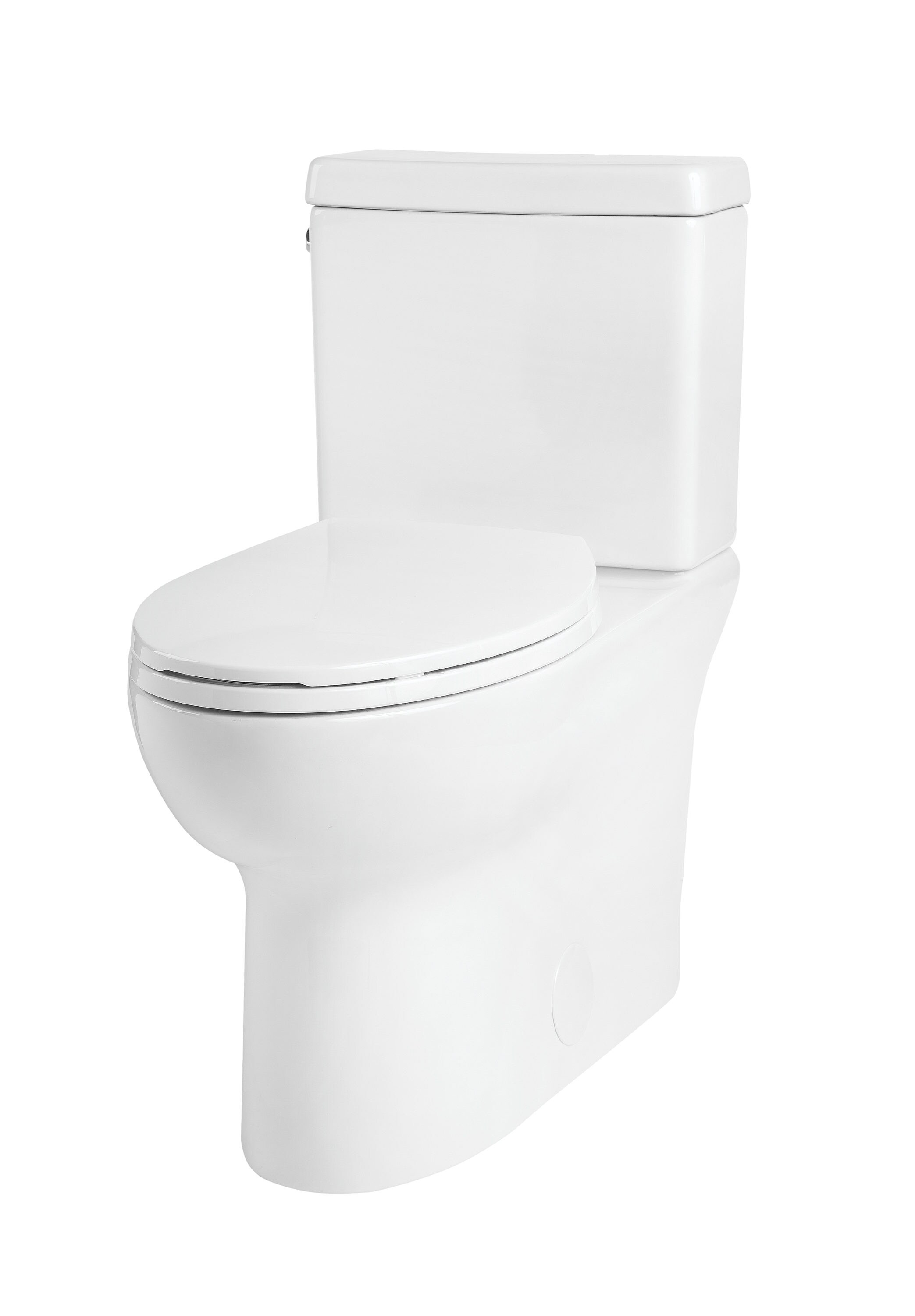 Big John Standard Elongated Closed Front Toilet Seat with Cover in