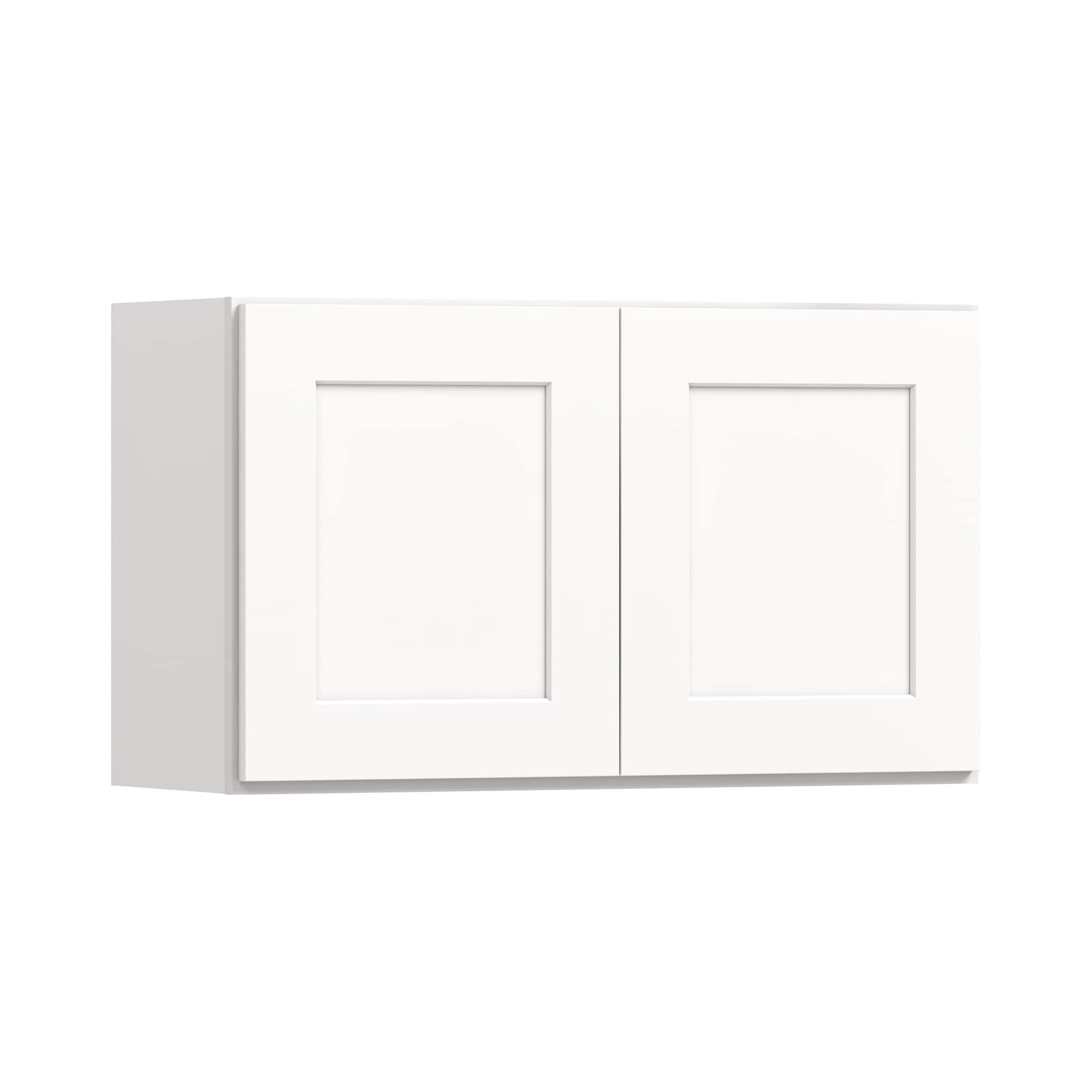 Boyel Living - 30-in W x 18-in H x 12-in D Creamy White Shaker Ready-to-Assemble Wall Bridge Cabinet