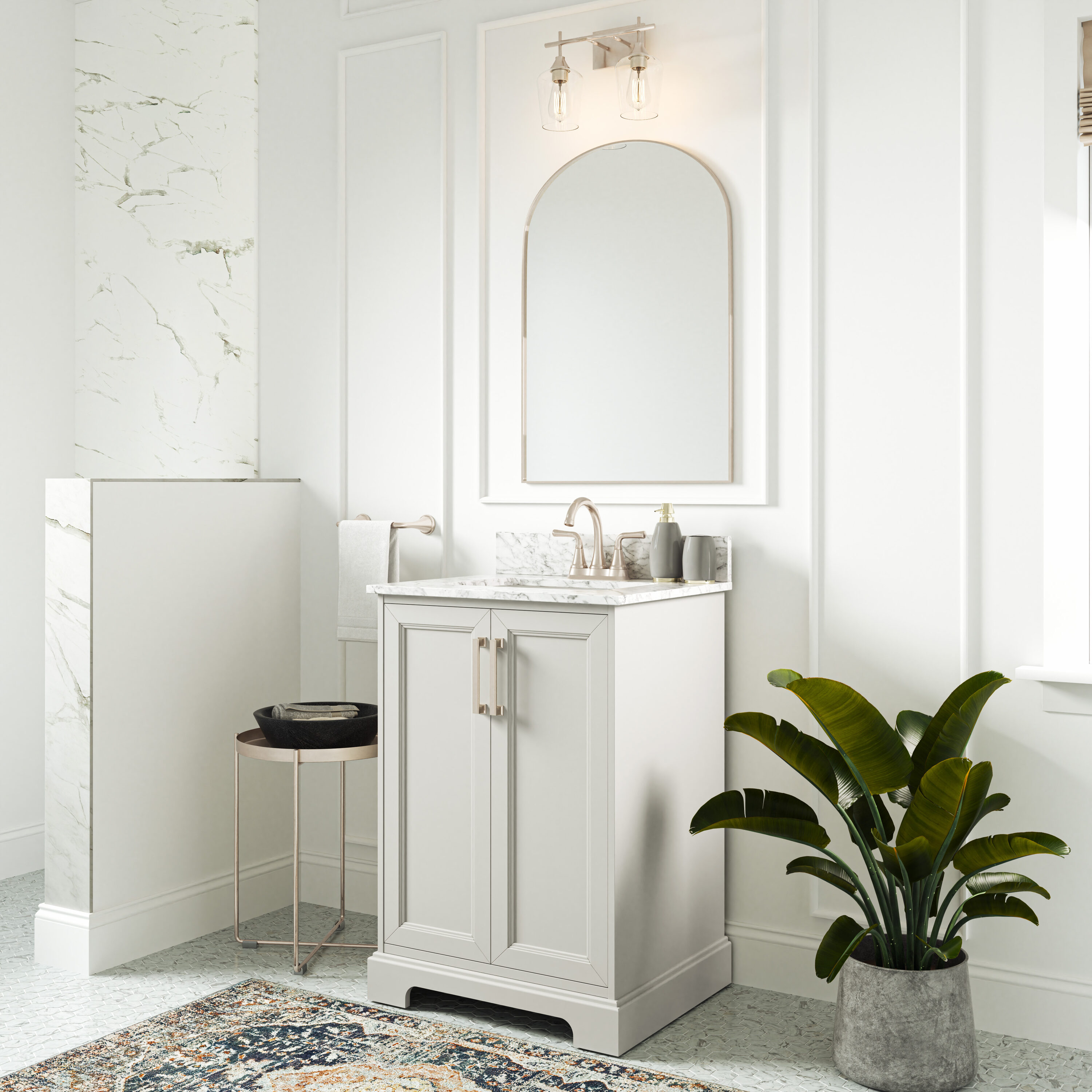 allen + roth LWS24TSVG Bath-Vanity-Combo - View #3