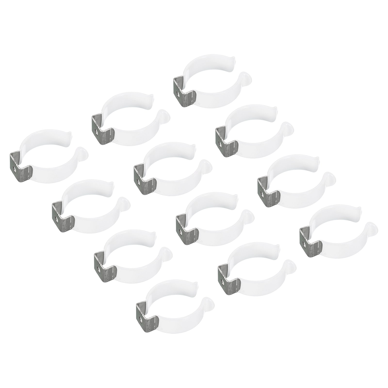 Unique Bargains - T12 U Clips Holder Bracket for LED Light Bulb Mounting Bracket Support Stainles...